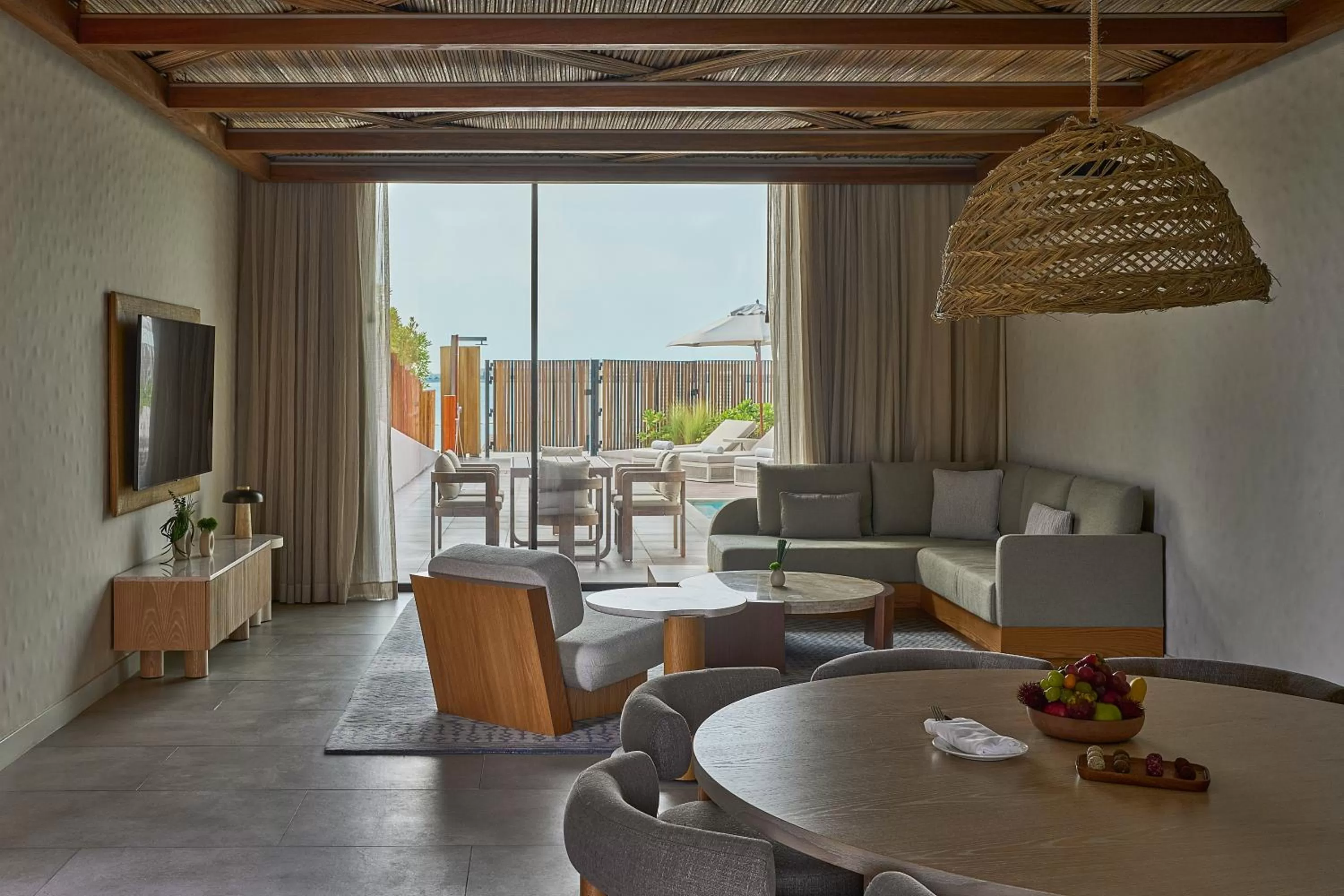 Living room in ERTH Abu Dhabi Hotel