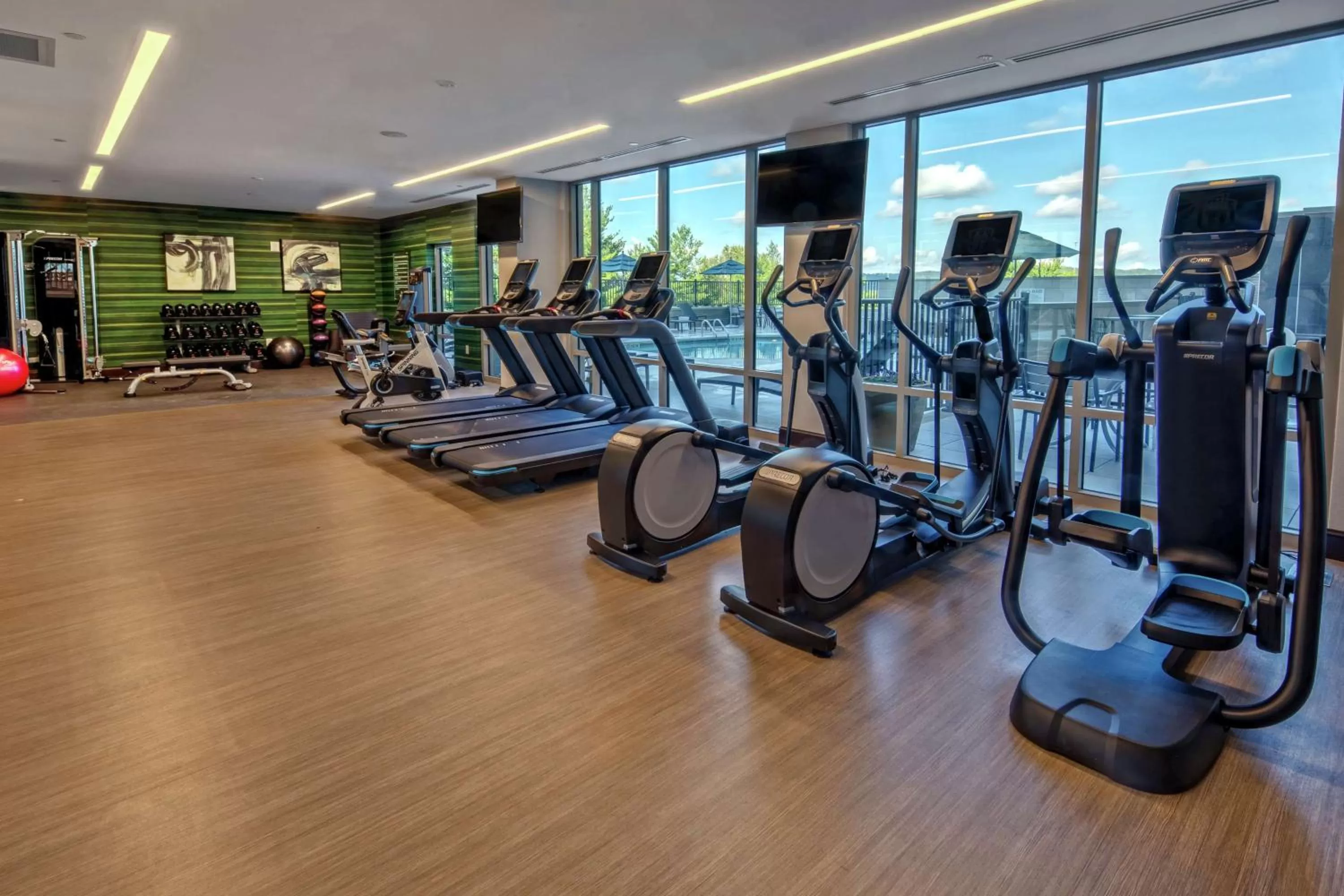 Fitness centre/facilities in Hilton Franklin Cool Springs