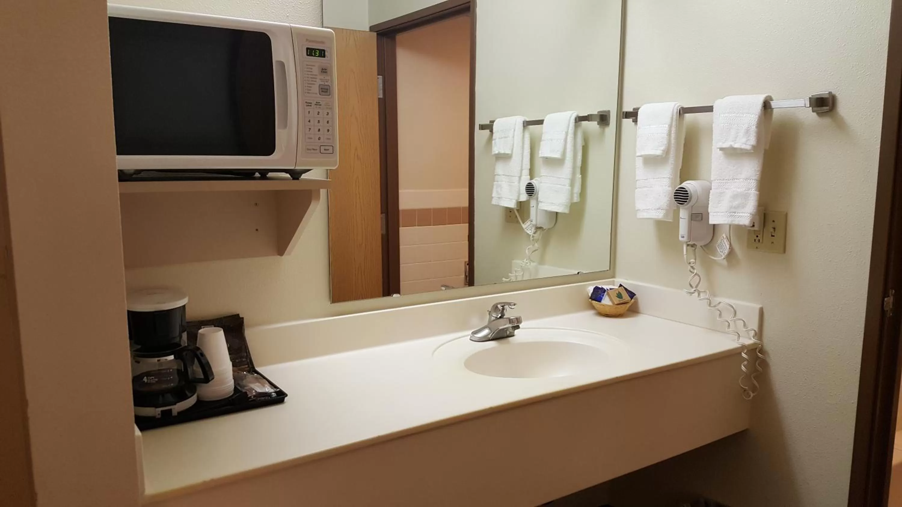 Bathroom in Motel 6 Norway MI