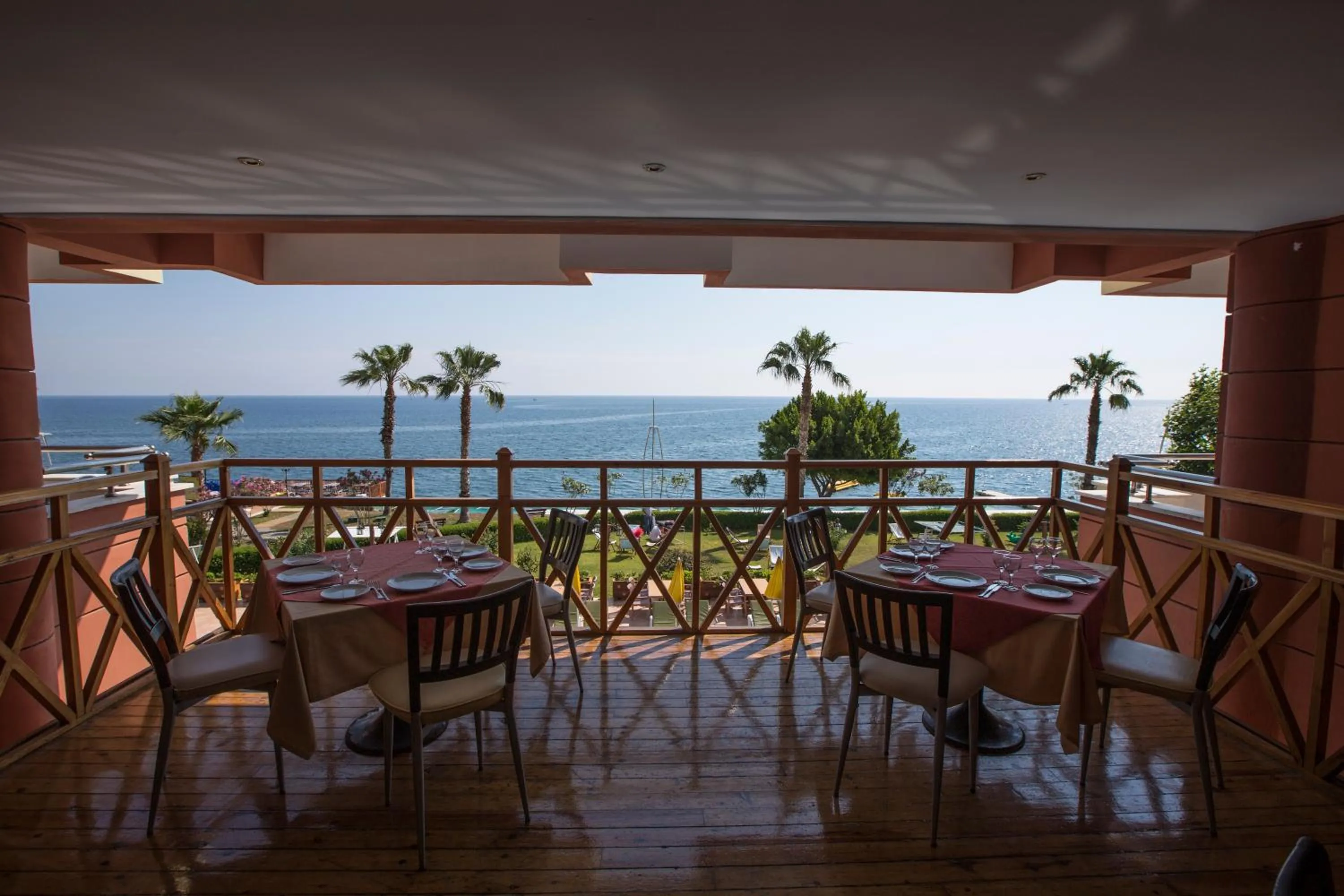 Patio in Valeri Beach Hotel