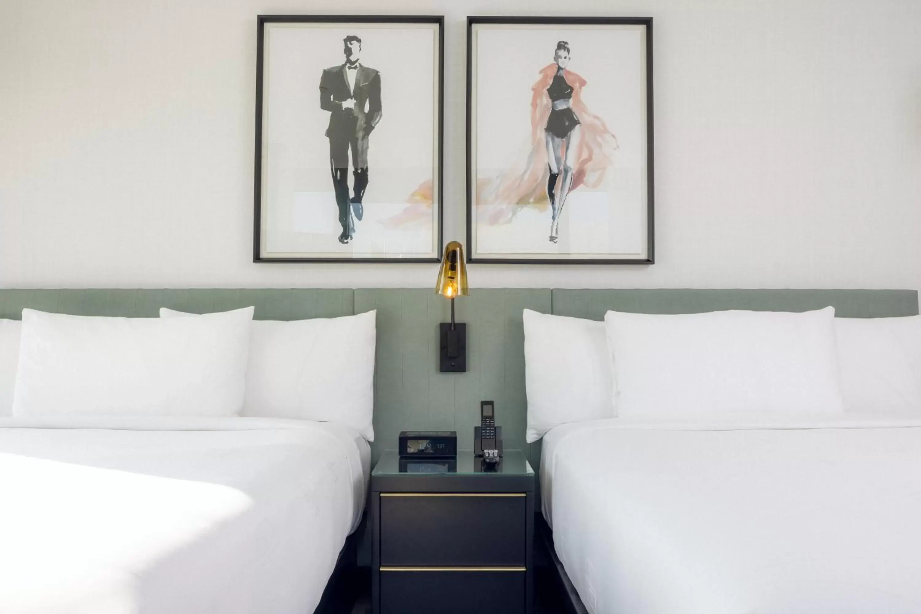 Double Queen Room in The Godfrey Hotel Hollywood Double Queen Room in The Godfrey Hotel Hollywood