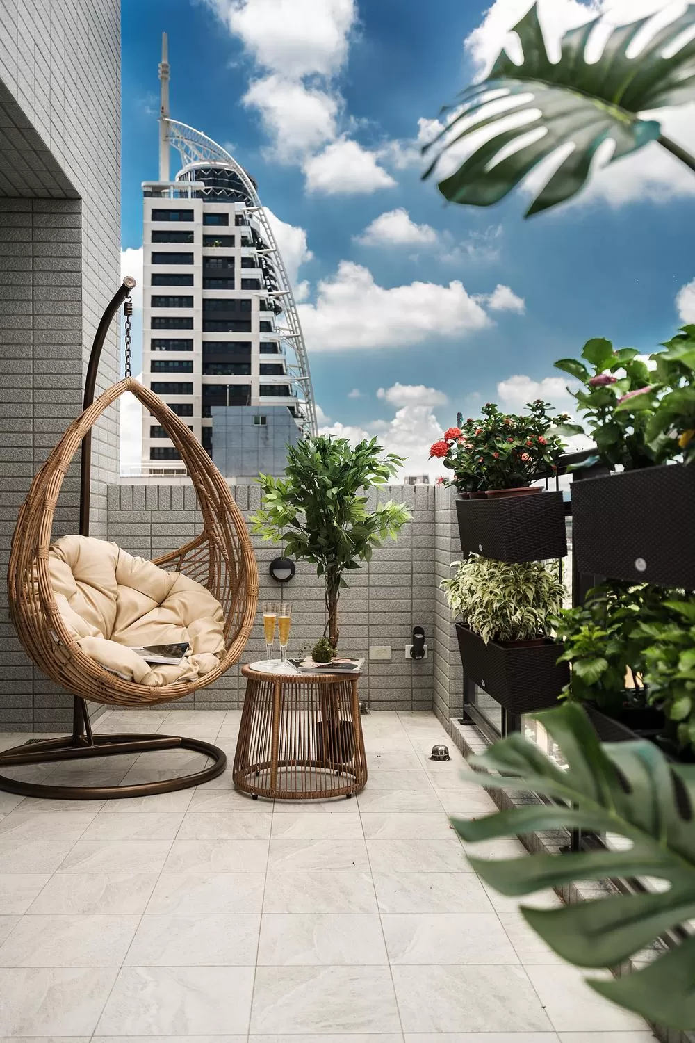 Garden view in Comma Boutique Hotel