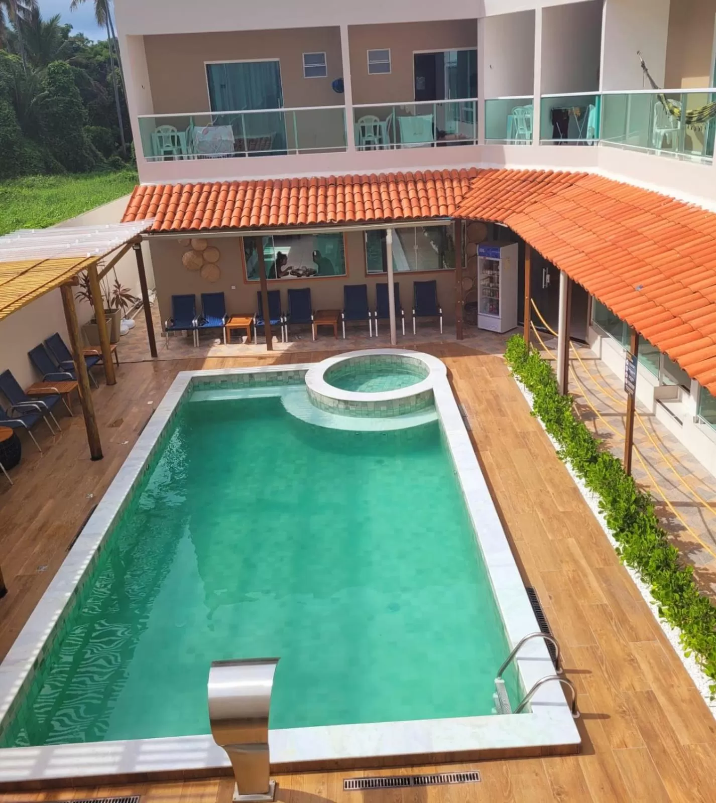 Swimming pool, Pool View in Pousada Concha Dourada