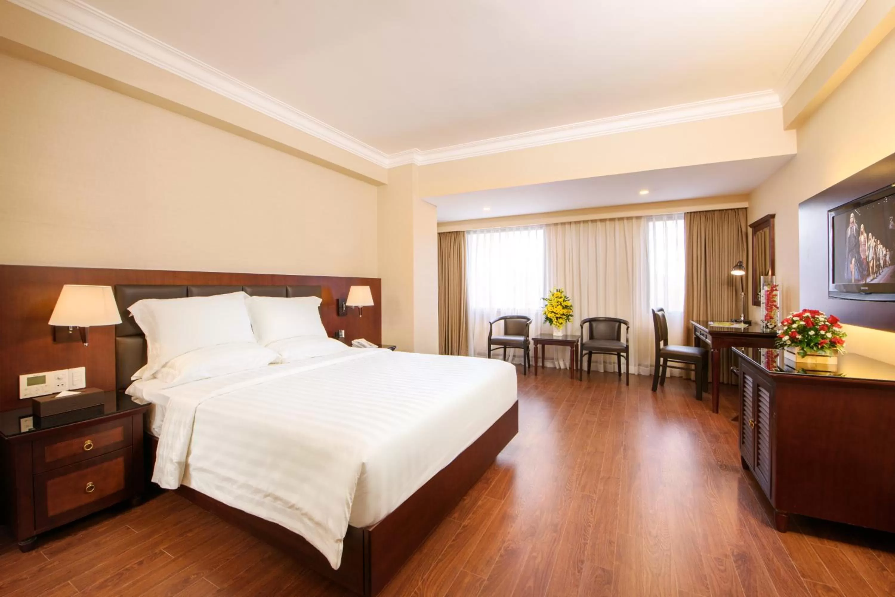 Bed in Nhat Ha 2 Hotel