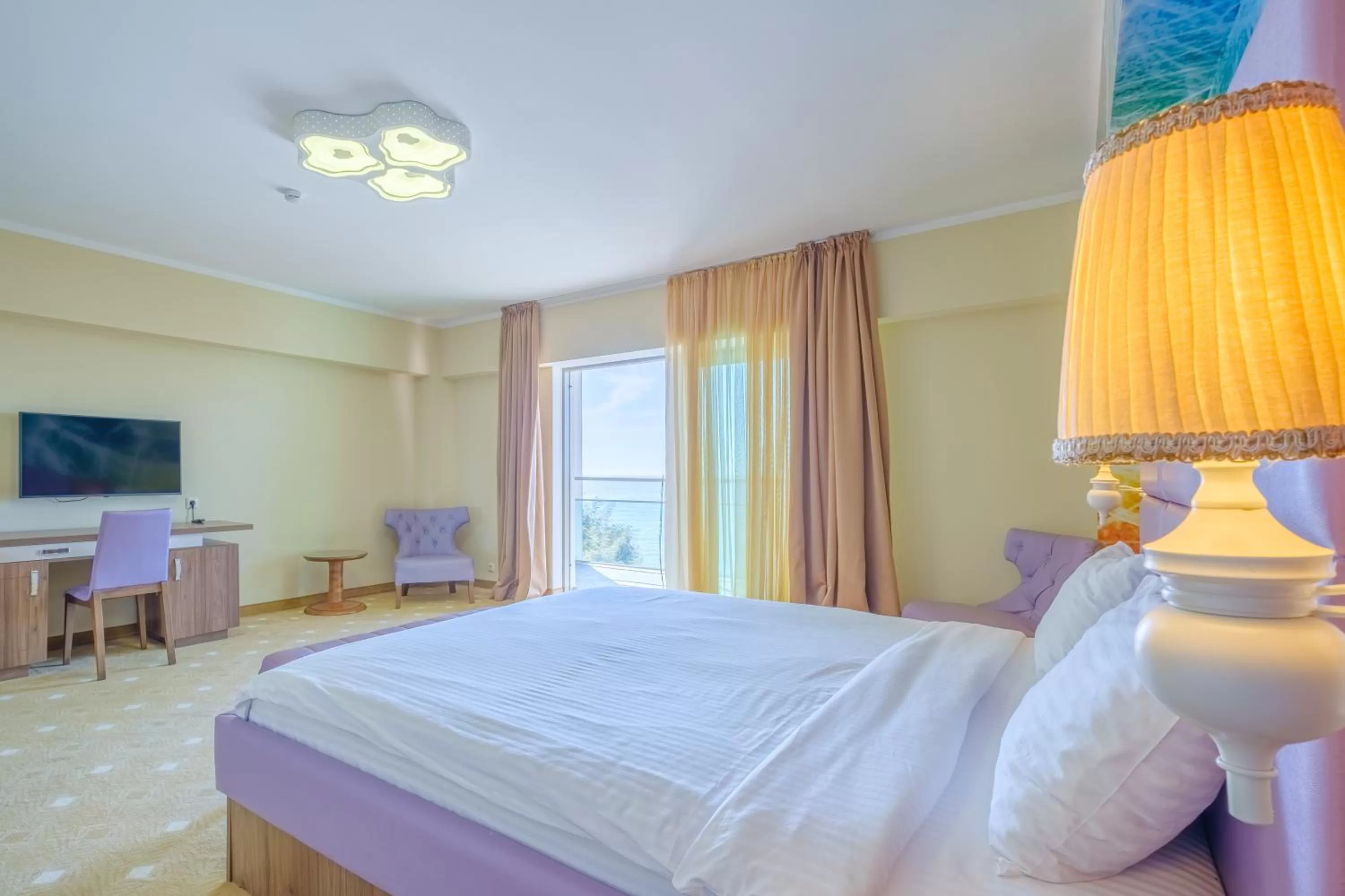 Bed in Castello Mare Hotel