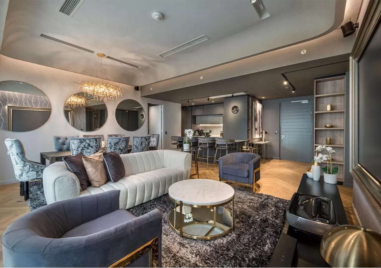 Living room in The Rockefeller Hotel by NEWMARK