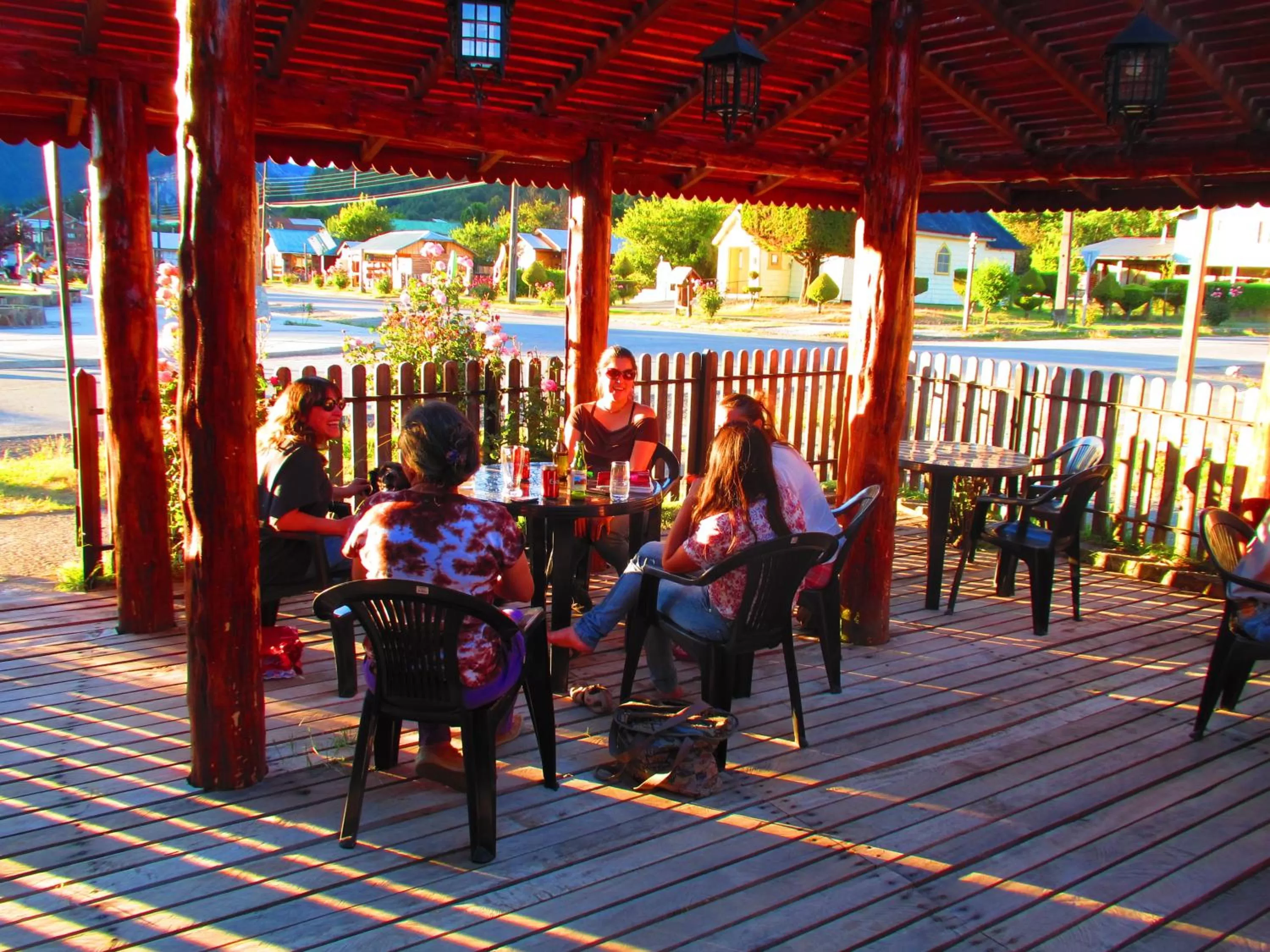 Balcony/Terrace in Hotel Antigua Casona Patagonia