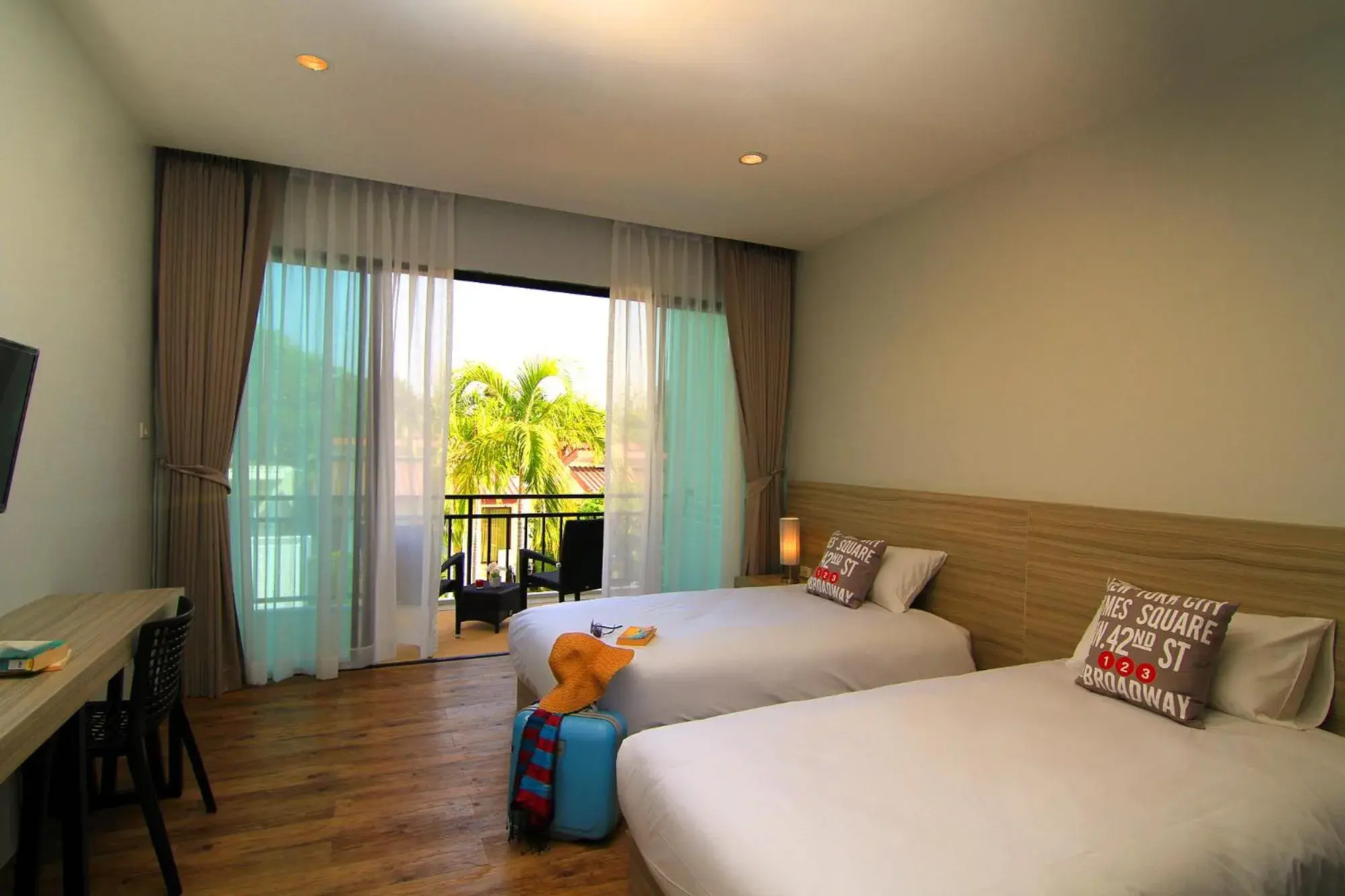 Superior Twin Room with Pool View in The Fusion Resort Hotel Superior Twin Room with Pool View in The Fusion Resort Hotel