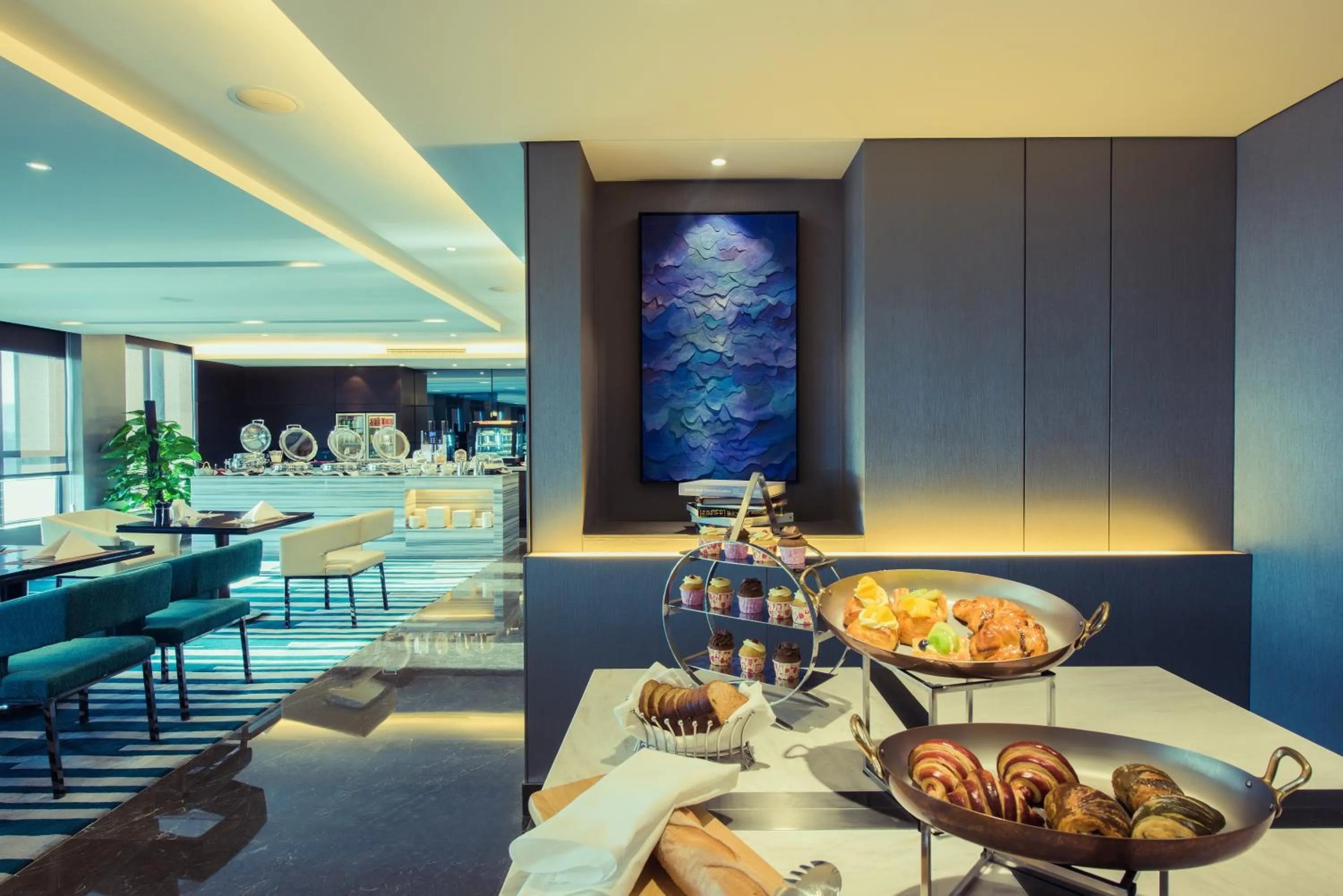 Lounge or bar in Pan Pacific Tianjin