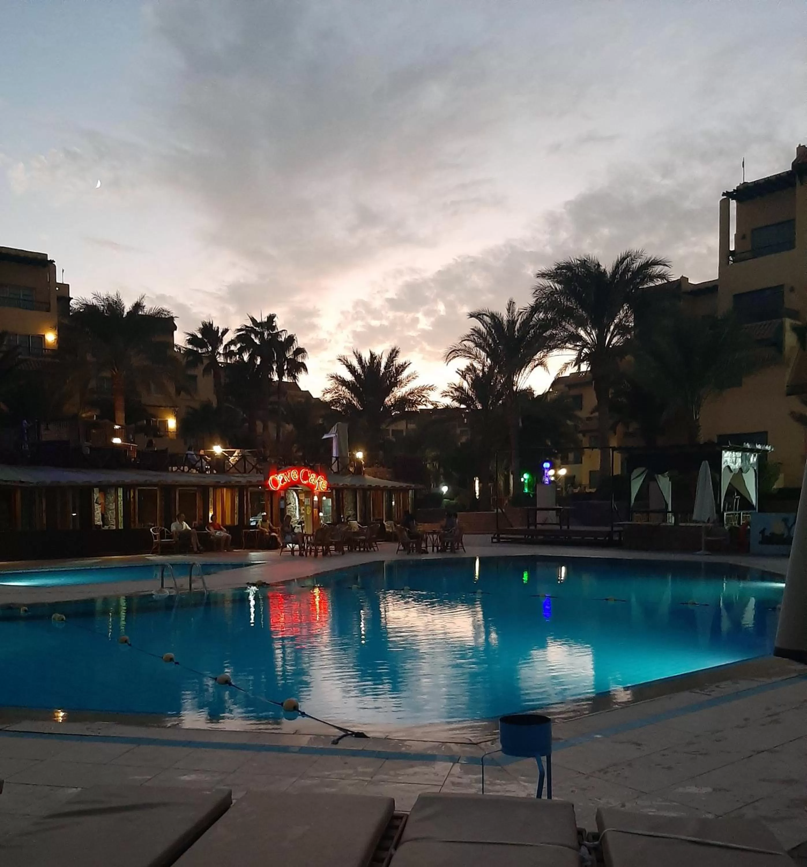 Sunset in Eagles Downtown Zahabia Resort & Aqua Park