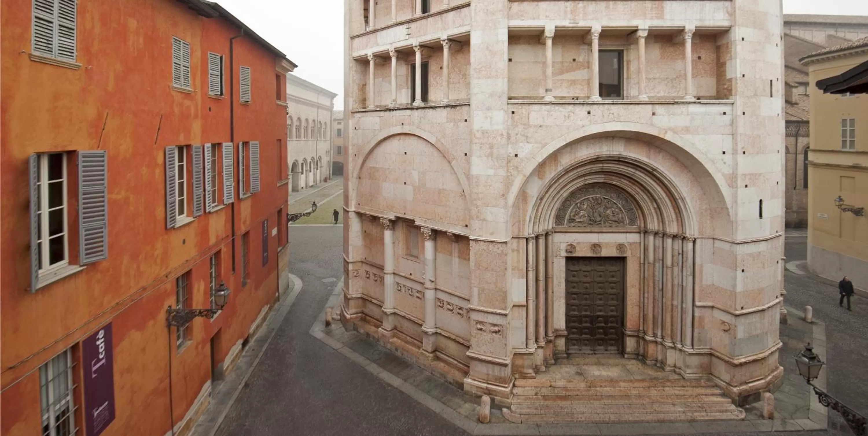 City view in Palazzo Dalla Rosa Prati