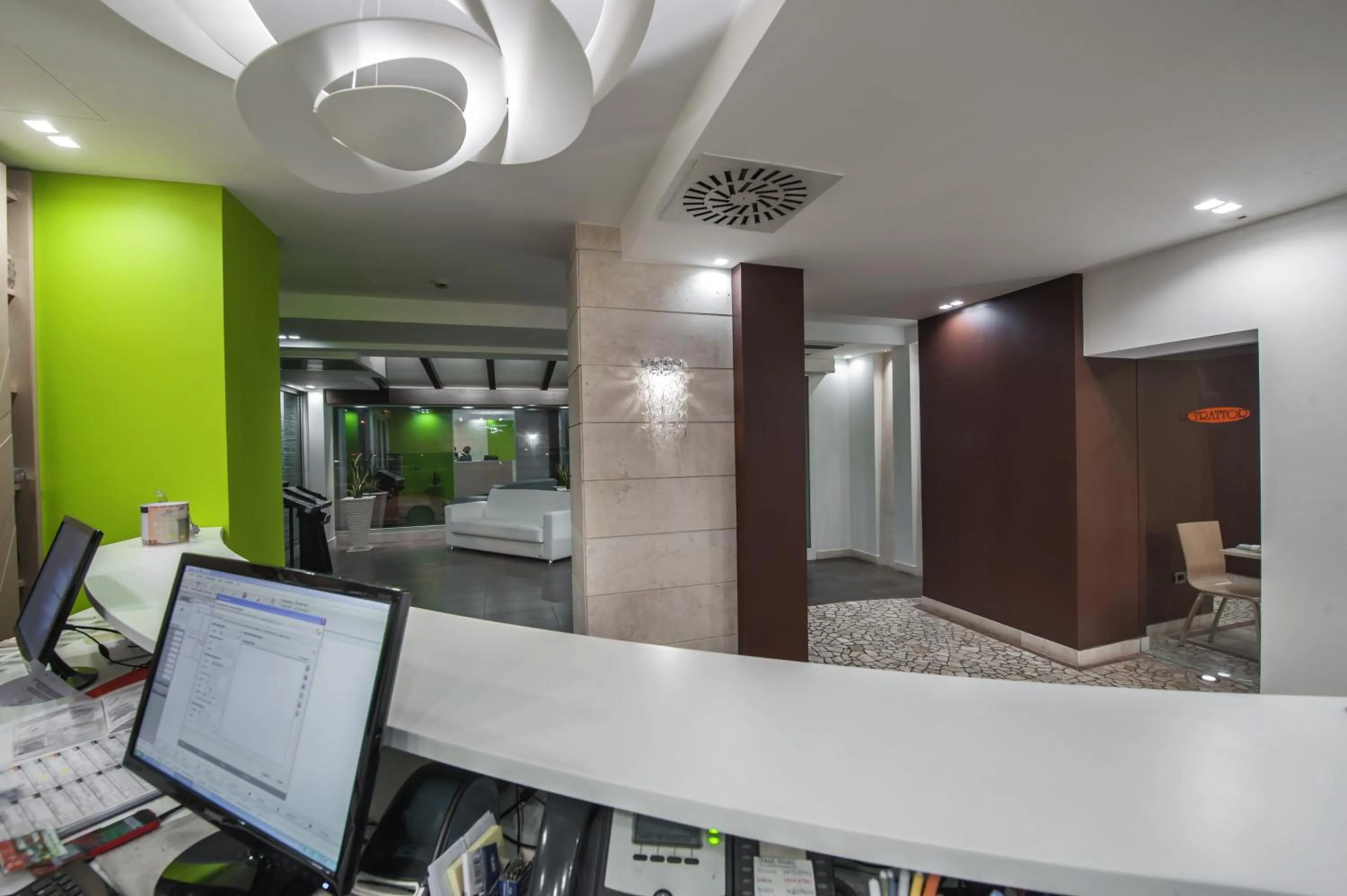 Lobby or reception in Hotel Testani Frosinone