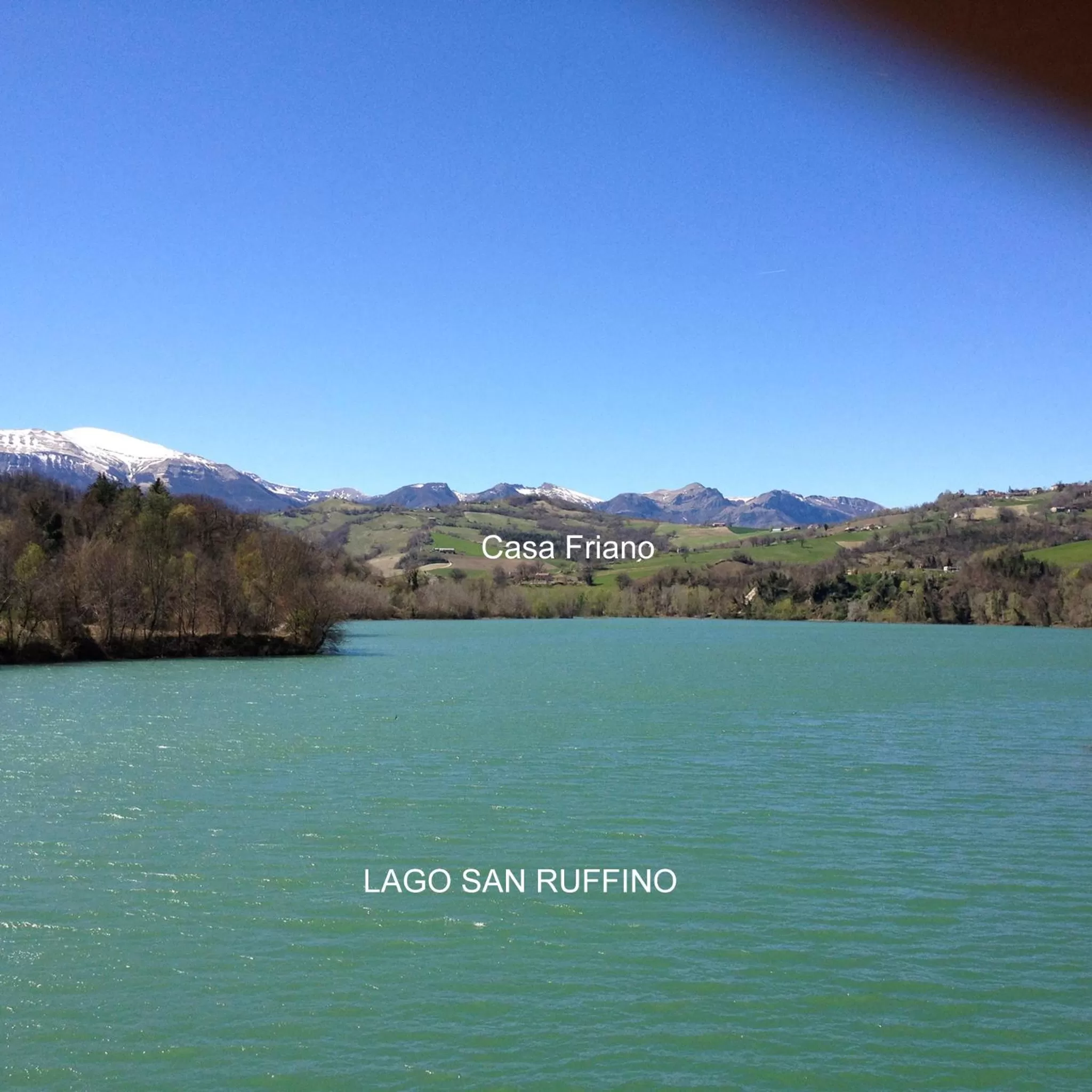 Natural landscape in Casa Friano