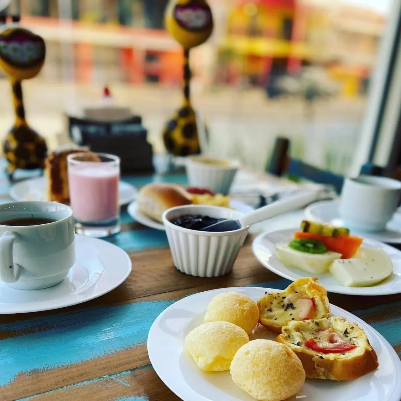 Buffet breakfast in Pousada Caminho Dos Sonhos