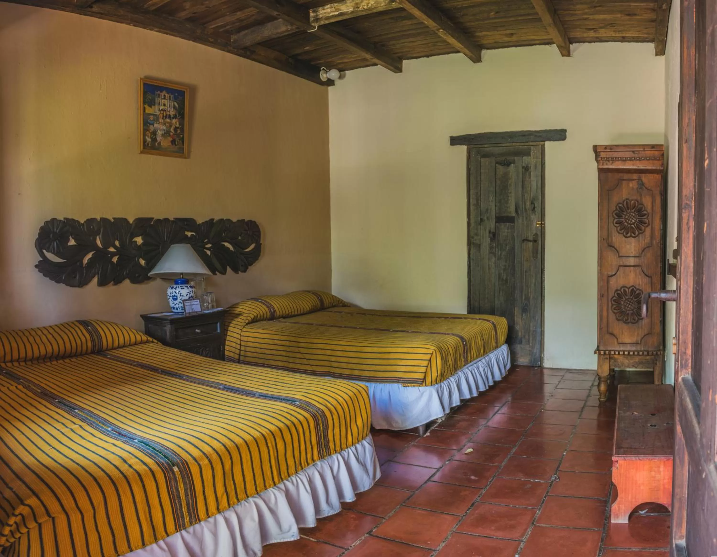 Bed in Hotel Toliman