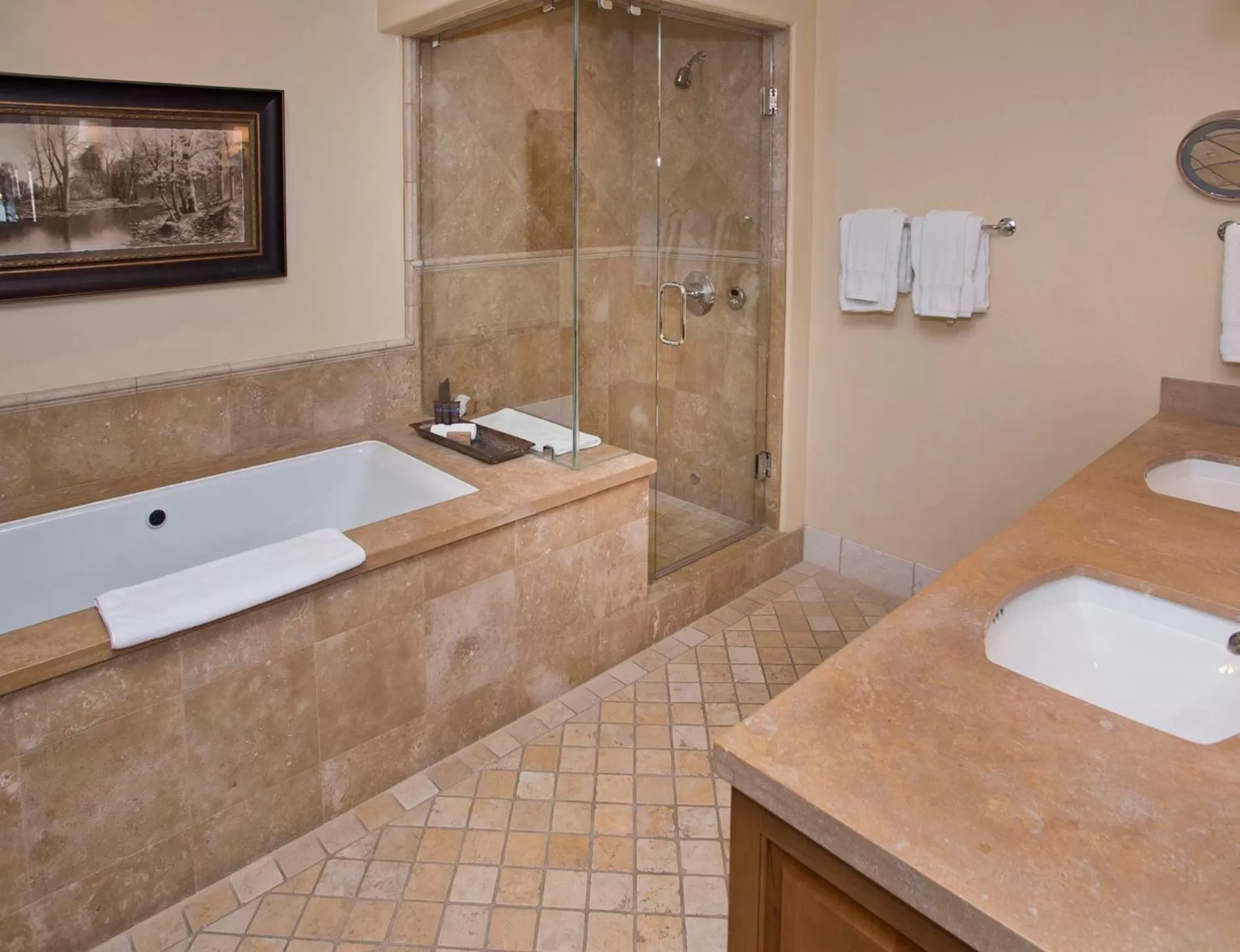 Bathroom in The Arrabelle at Vail Square, a RockResort, by Vail Resorts