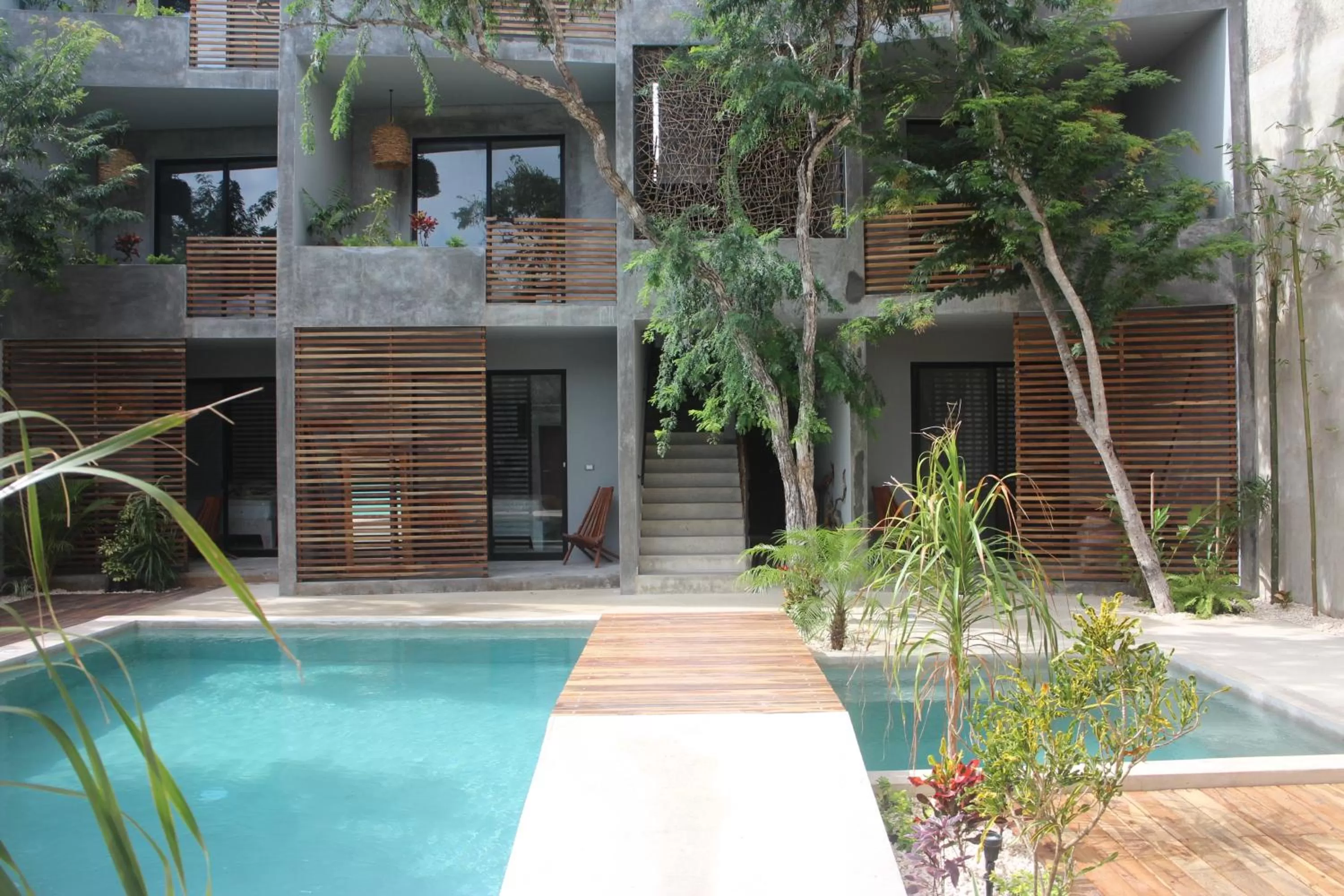 Patio in Little Gem Hotel Tulum La Veleta