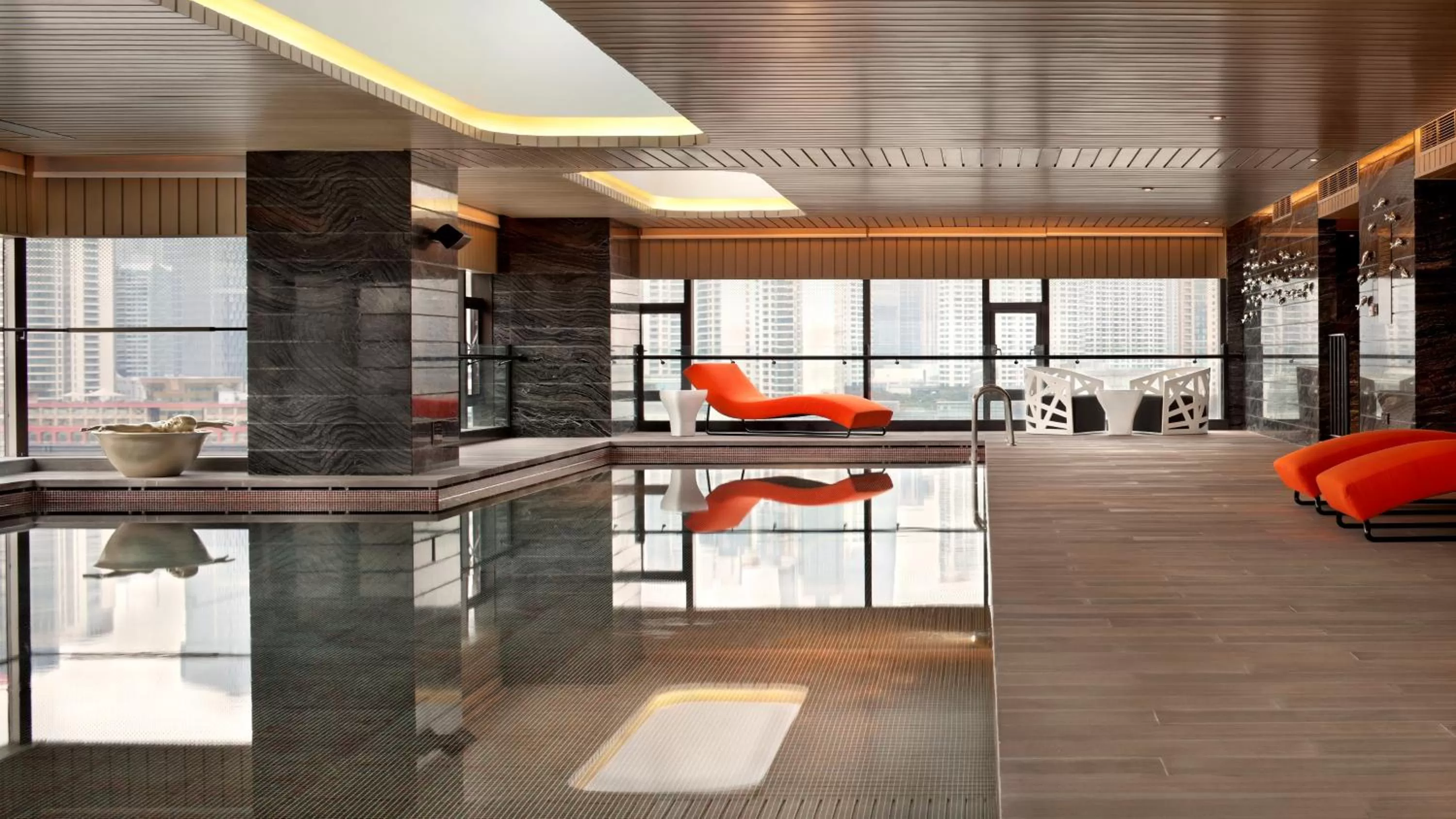 Swimming pool in Hotel Indigo Shanghai On The Bund by IHG