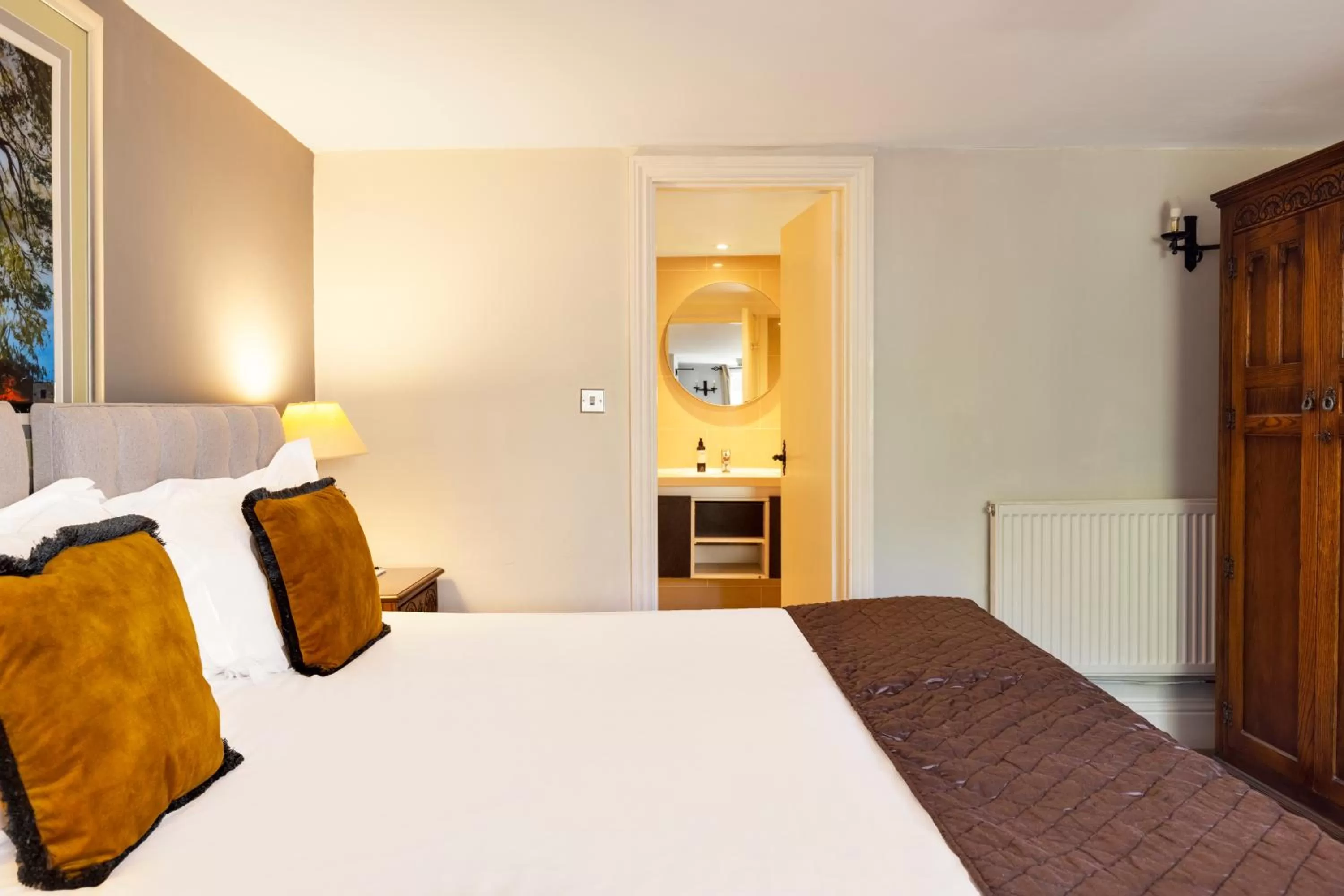 Bed in Karma Salford Hall Hotel