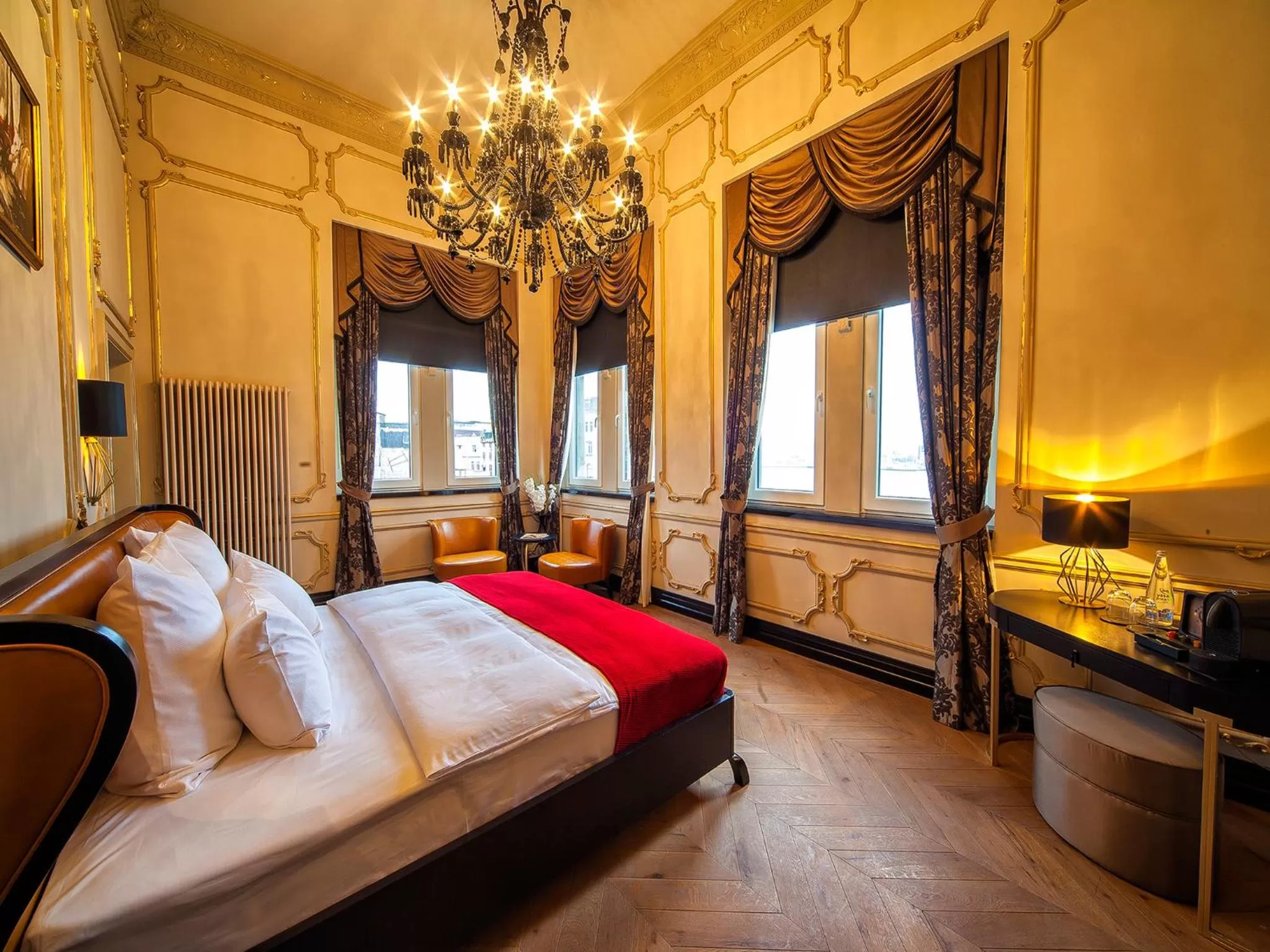 Coffee/tea facilities, Bed in Nordstern Hotel Galata