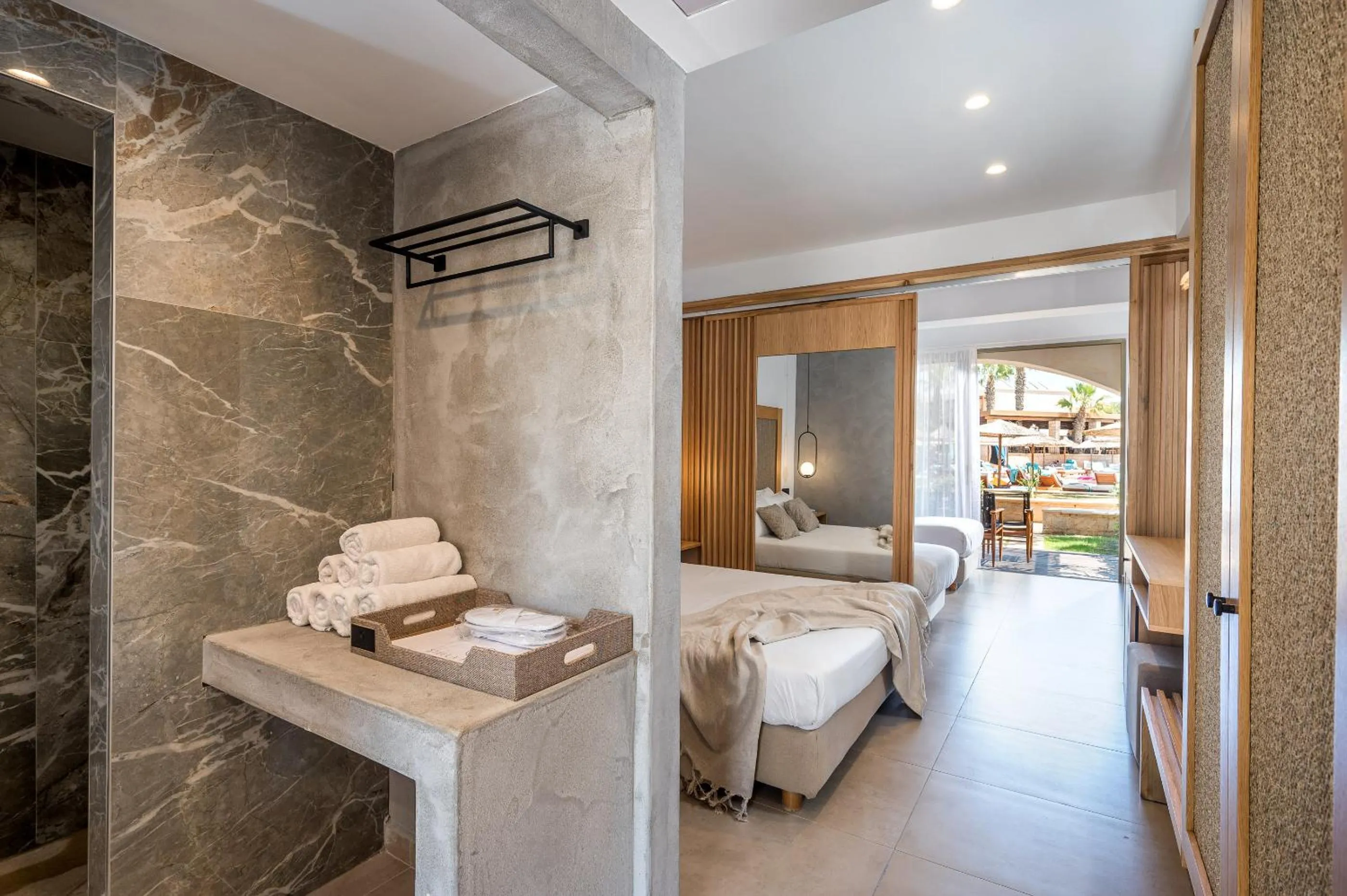 Bed in Stella Palace Aqua Park Resort