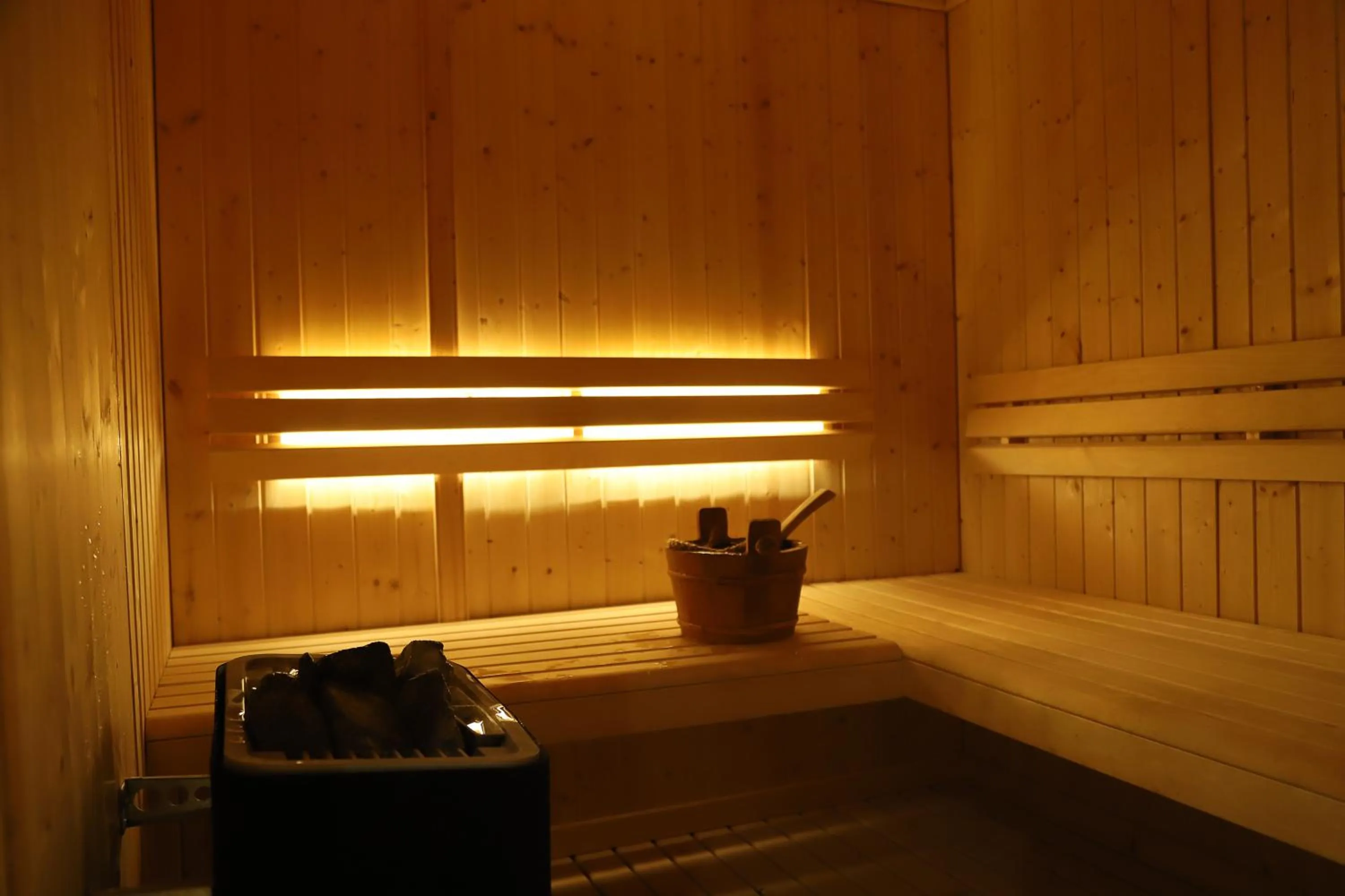 Steam room in Movenpick Hotel Qassim