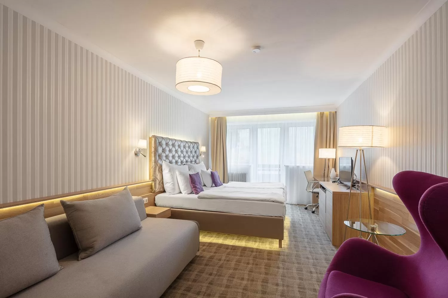 Photo of the whole room, Bed in Pytloun Wellness Hotel Harrachov