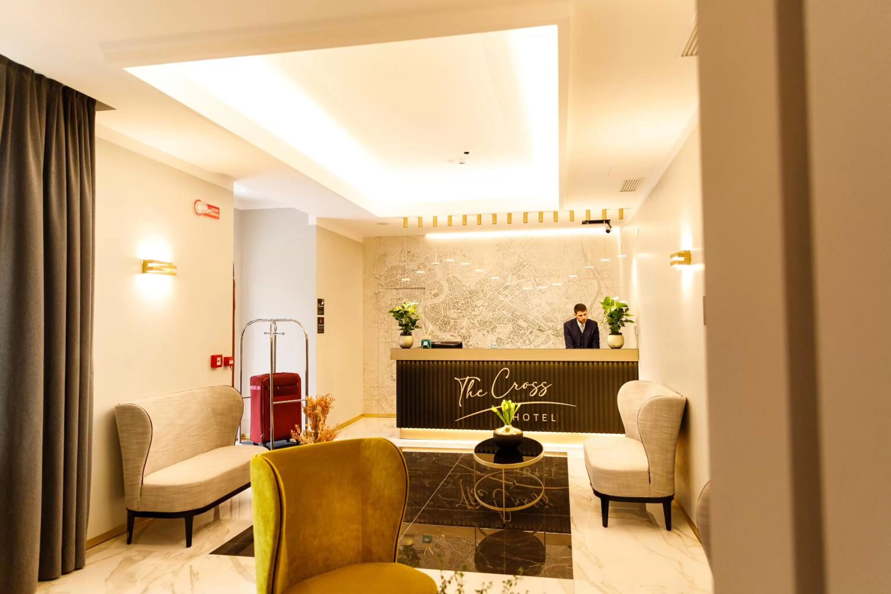 Lobby or reception in The Cross Hotel