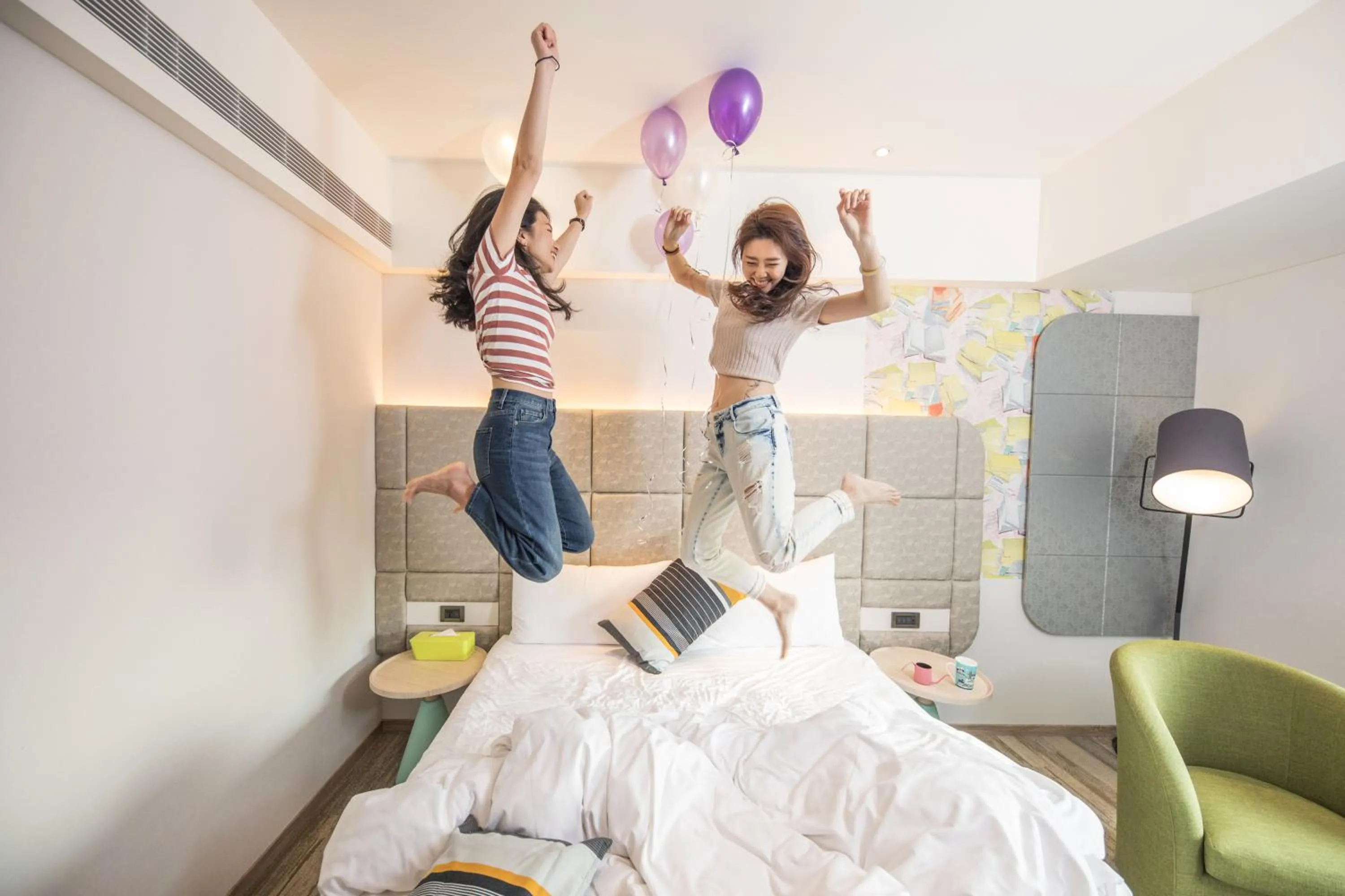 Guests, Bed in HOTEL CHAM CHAM - Taipei