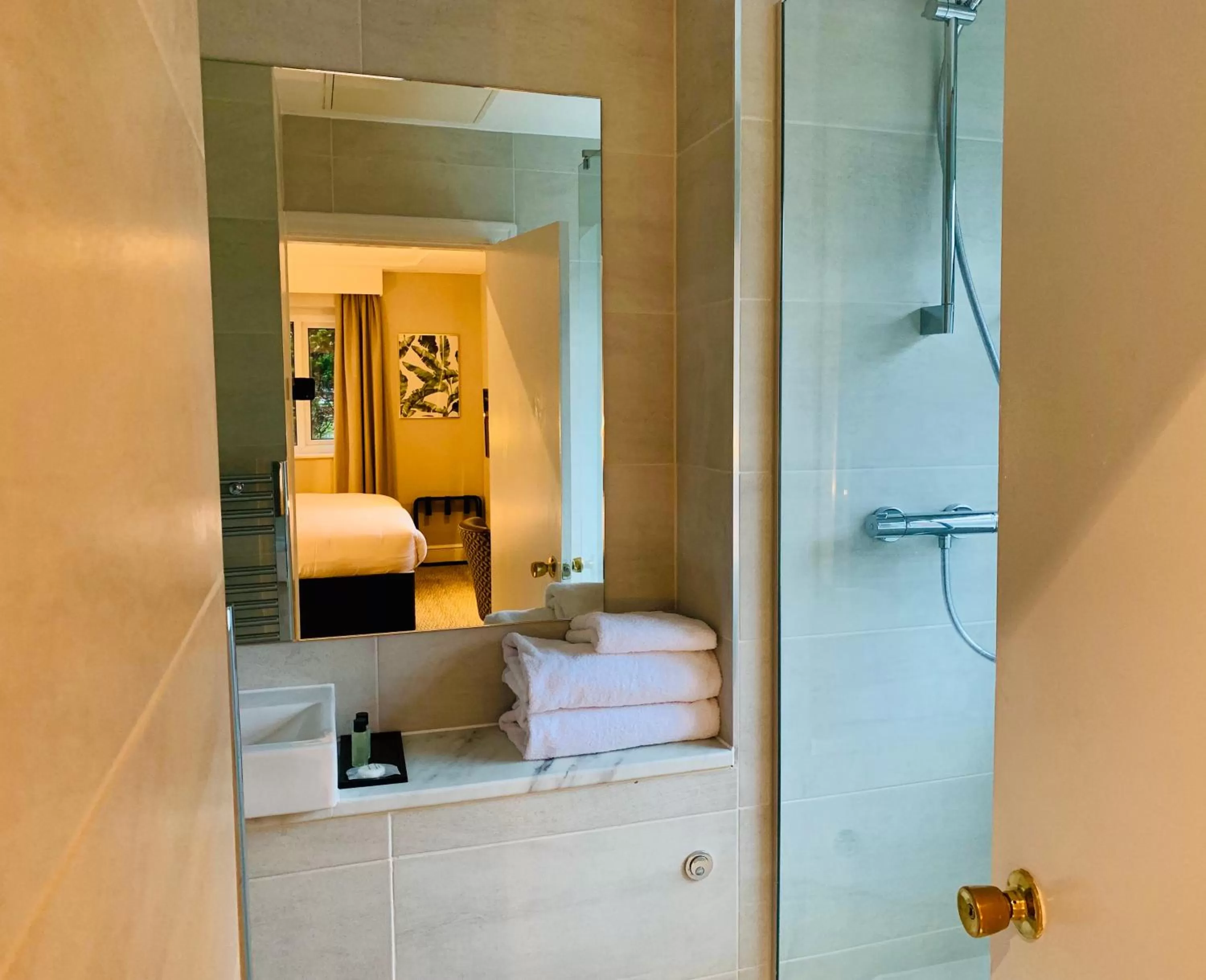 Bathroom in Trafford Hall Hotel Manchester, Trademark Collection by Wyndham