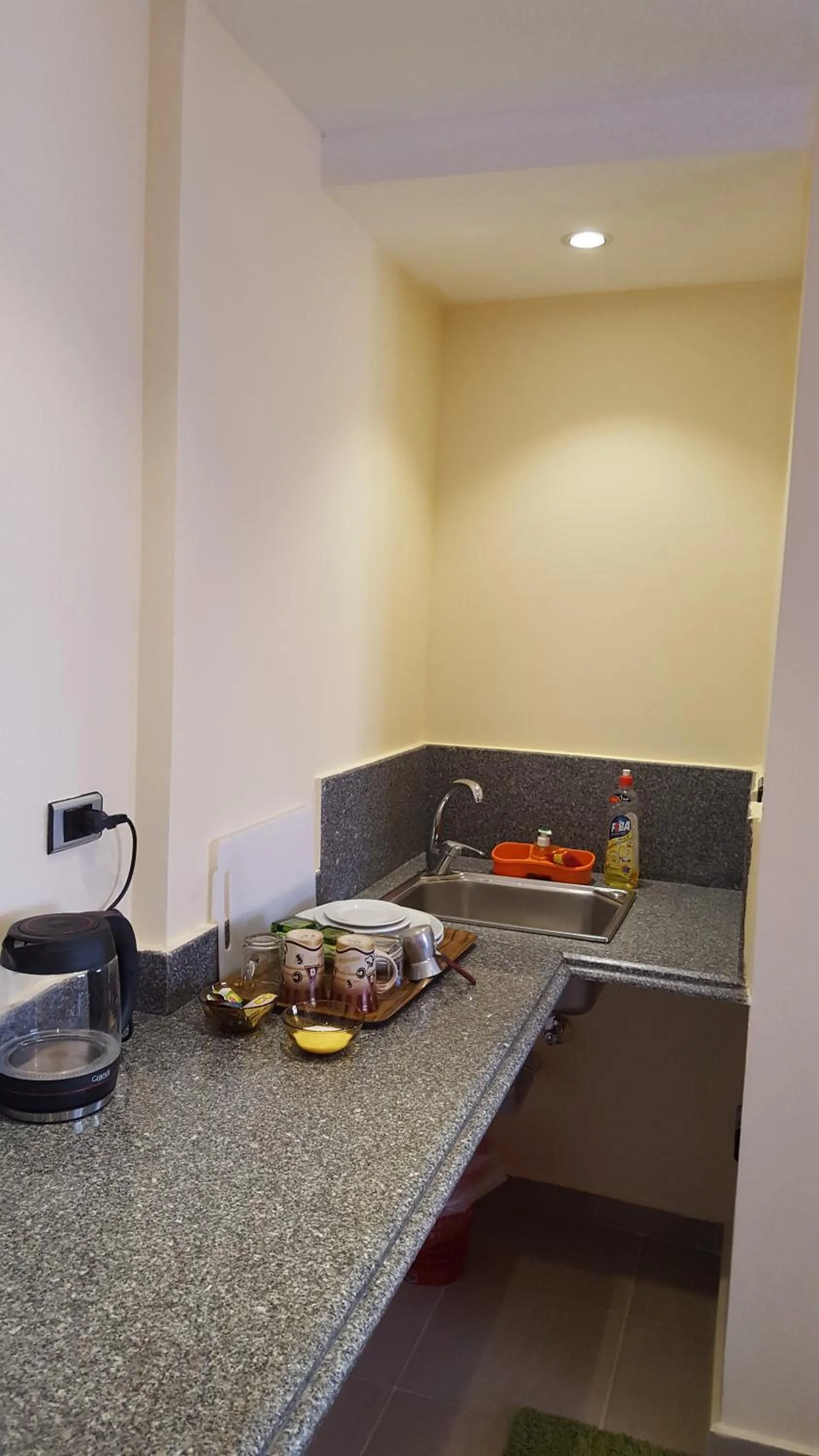 Kitchen or kitchenette in Alexander The Great Hotel