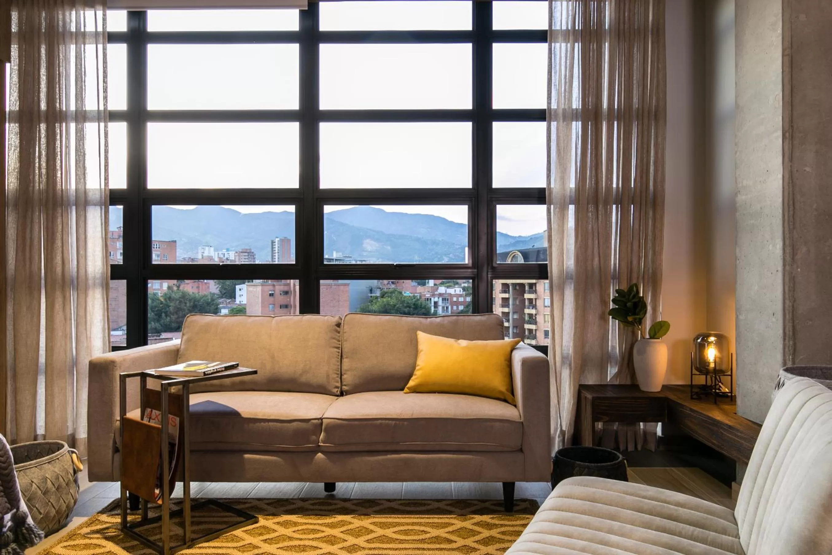 Living room in Factory Lofts Hotel