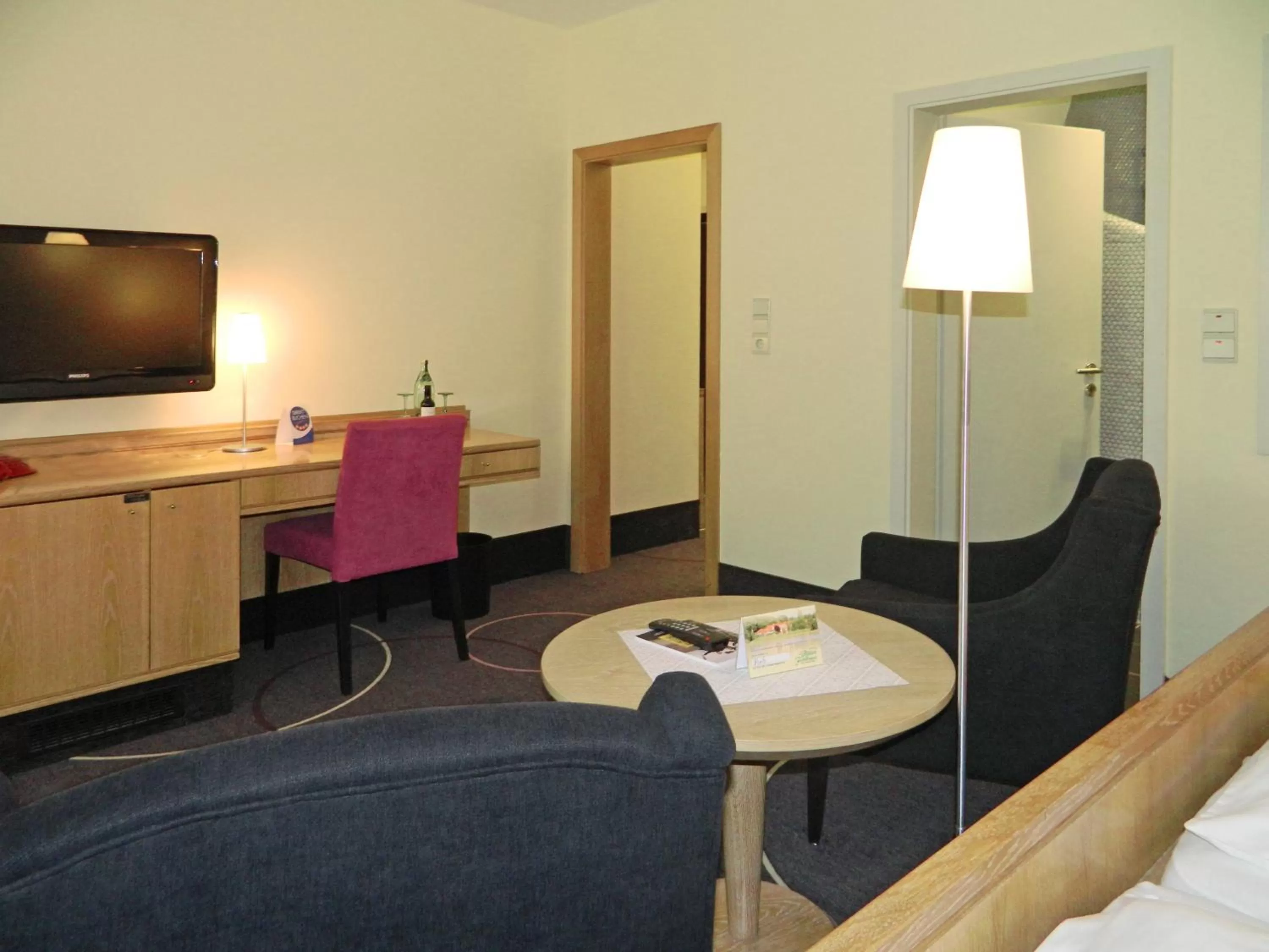 Bed in Köhlers Forsthaus Wellness & Genuss Hotel