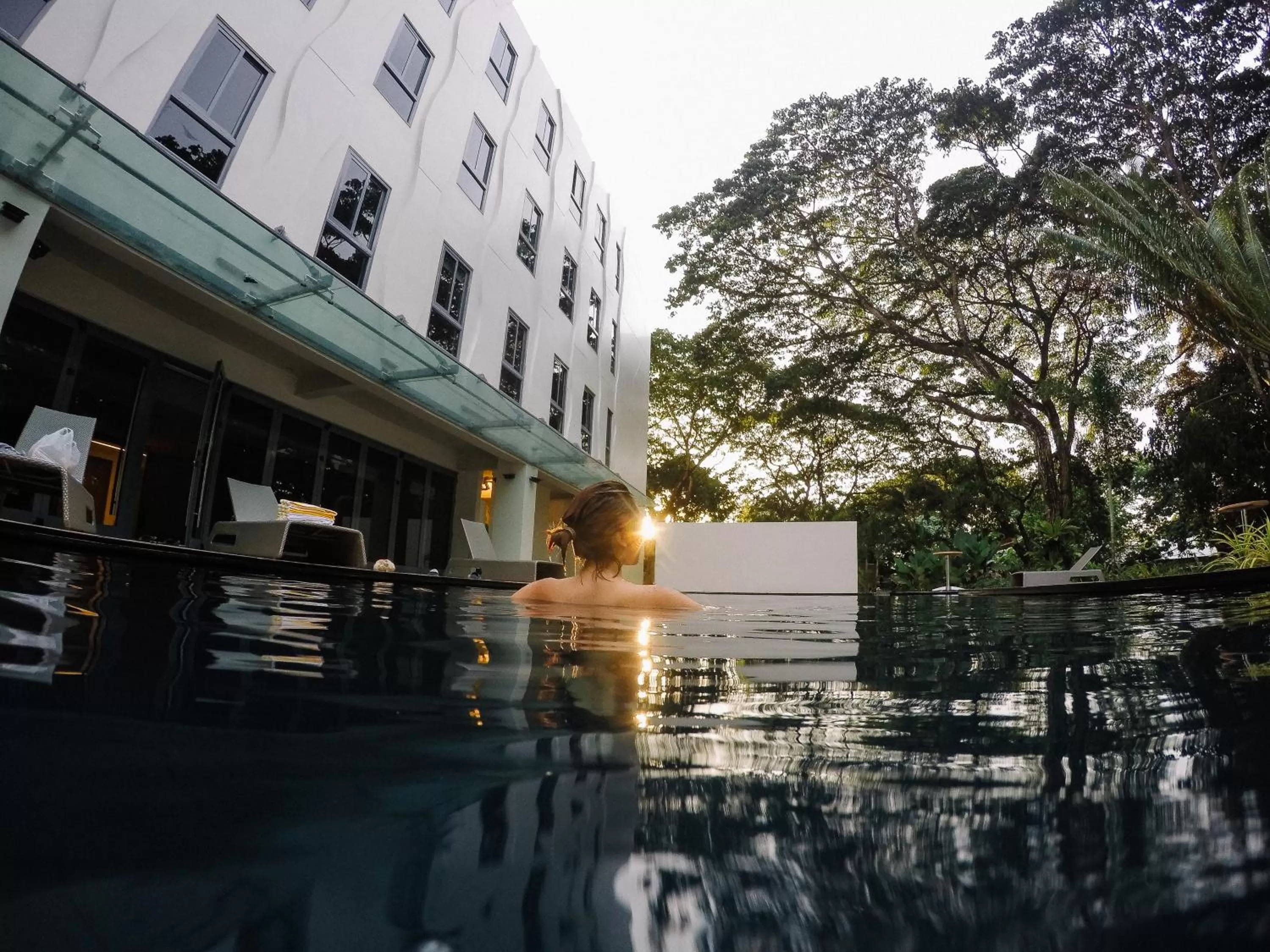 Swimming pool in Canvas Boutique Hotel
