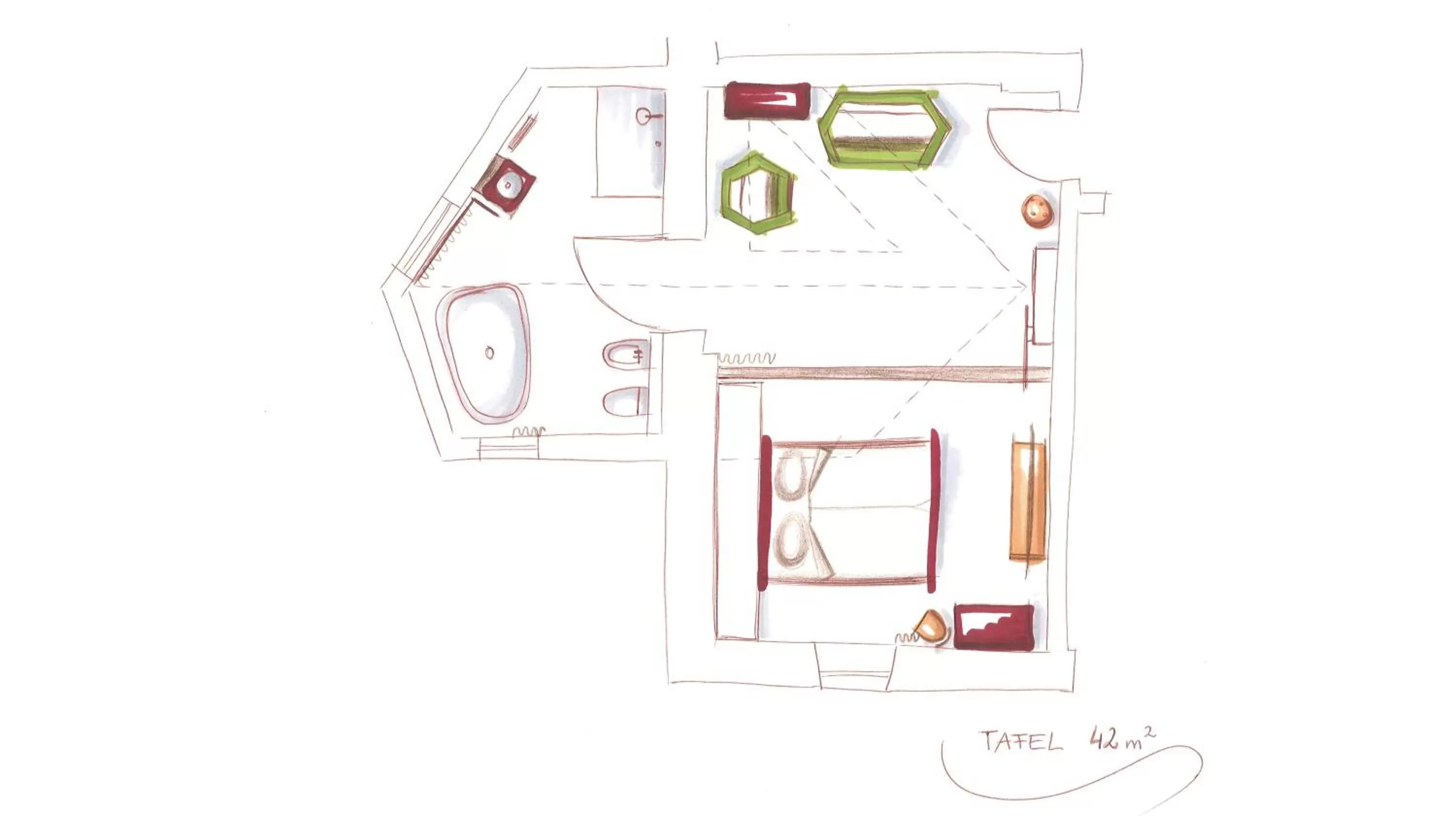Floor plan in Niedermairhof