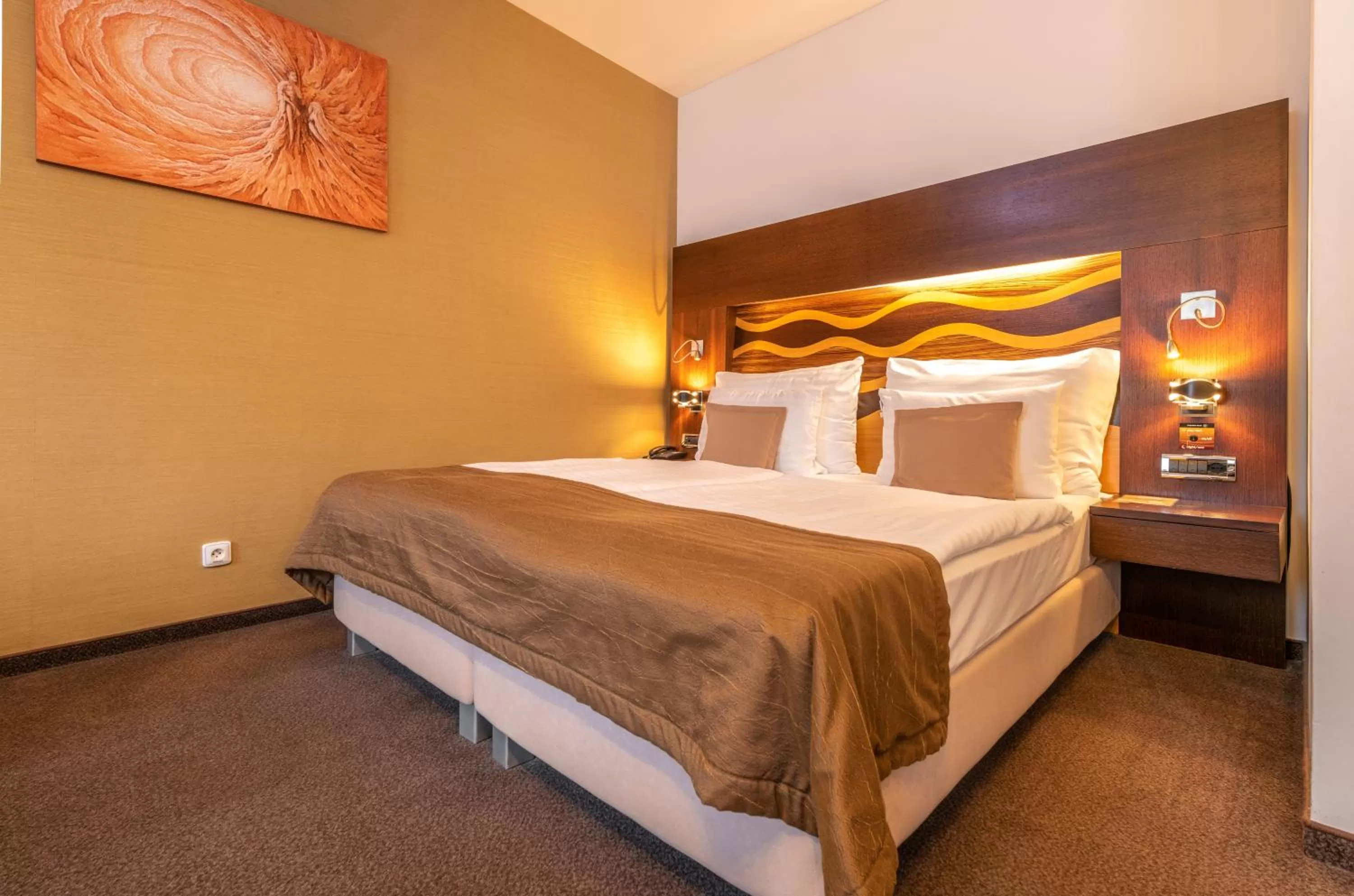 Photo of the whole room, Bed in Danubia Gate Hotel