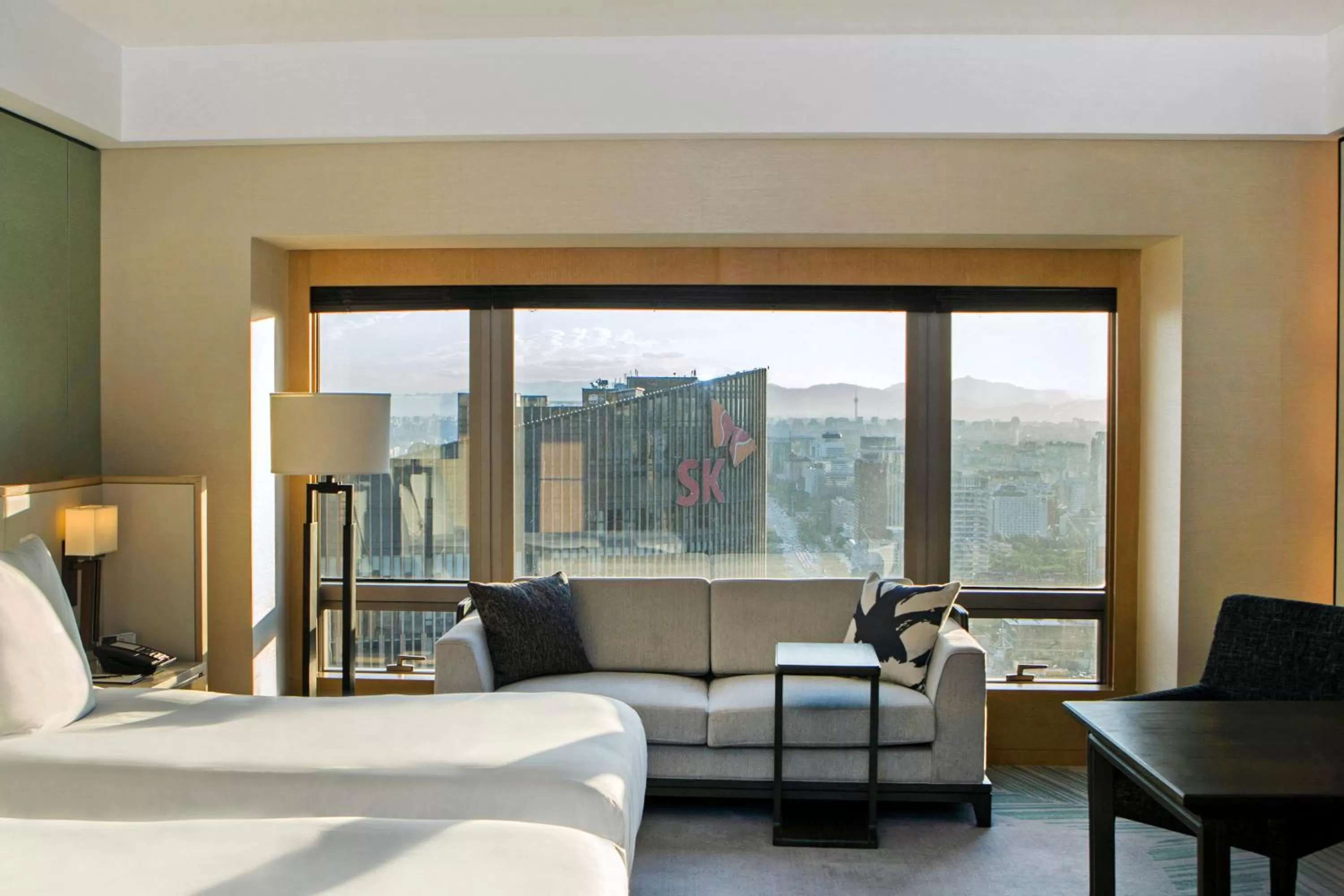 Bed in Park Hyatt Beijing