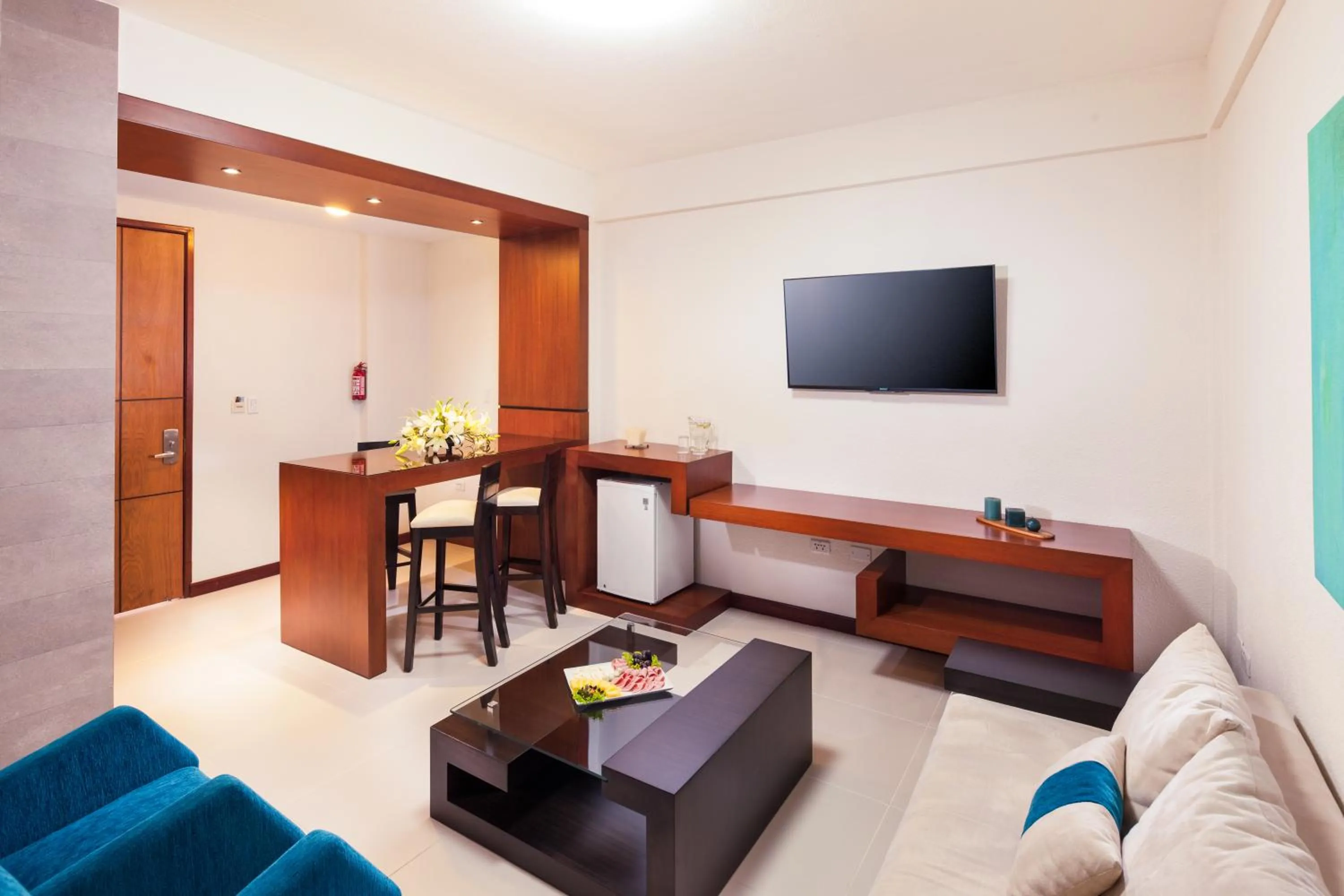 Living room in Hotel Cortez