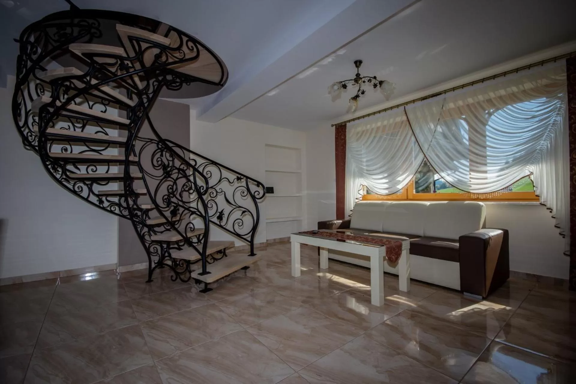 Living room in Podhalanski Dworek z Jacuzzi