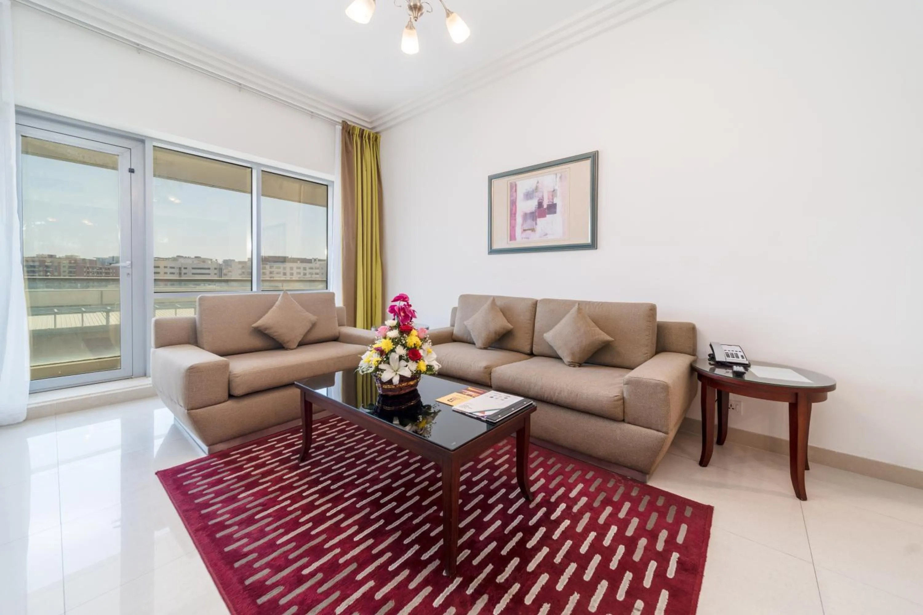 Living room in Star Metro Deira Hotel Apartments
