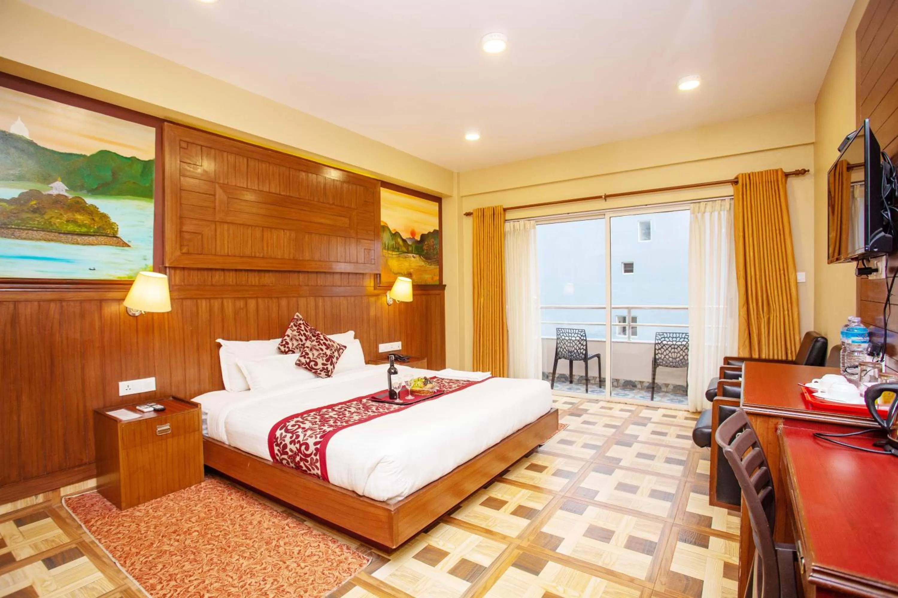 Photo of the whole room, Bed in Hotel Iceland