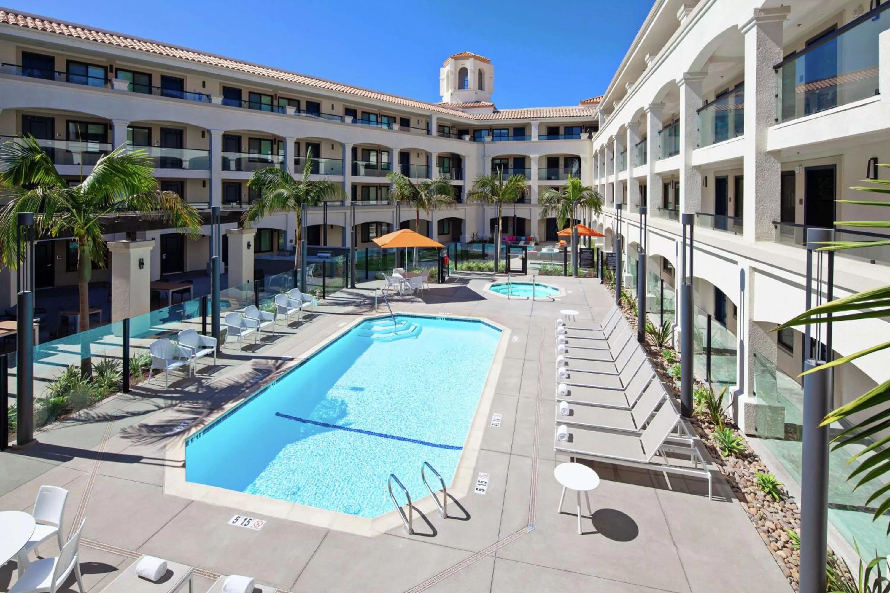 Pool view in Homewood Suites By Hilton San Diego Central