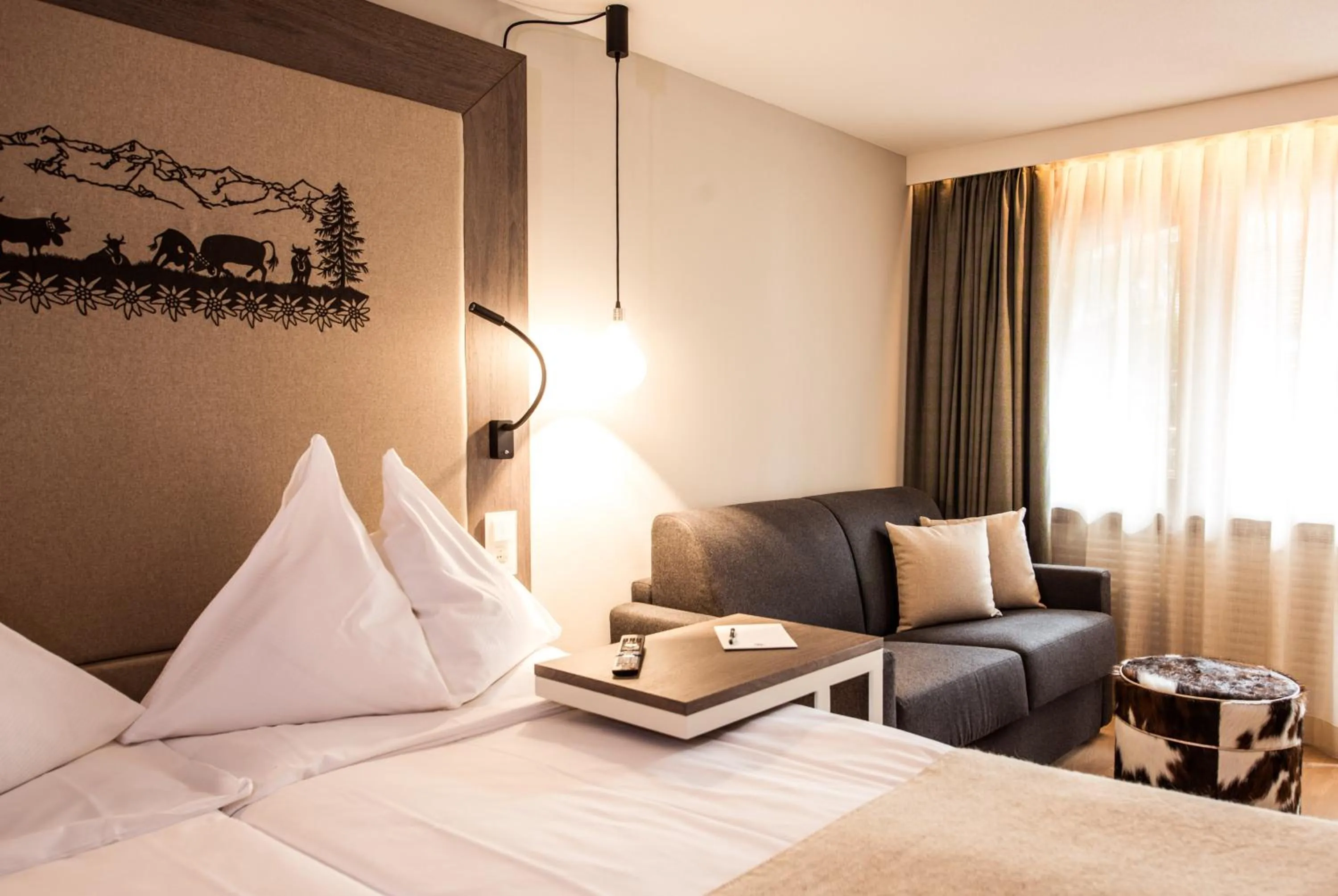 Bed in Hotel Daniela