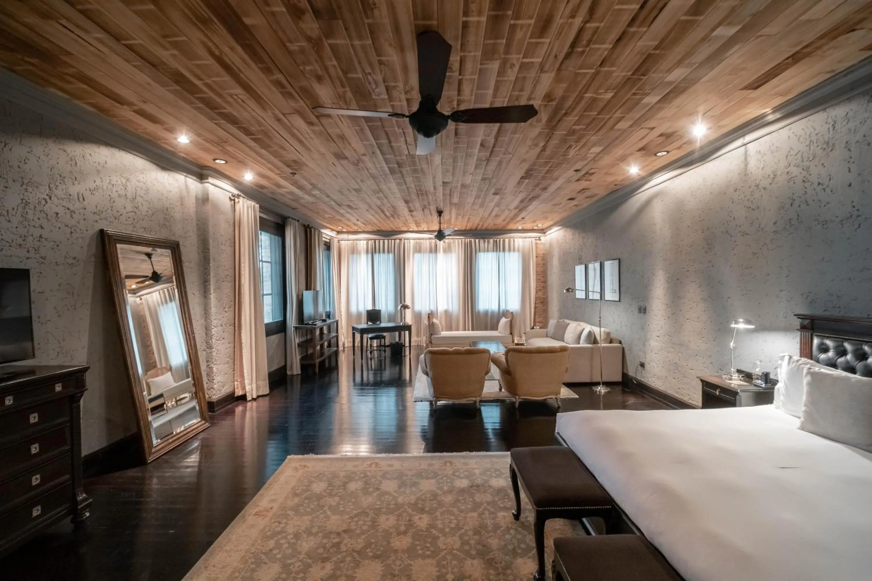 Decorative detail, Bed in Factoria Hotel