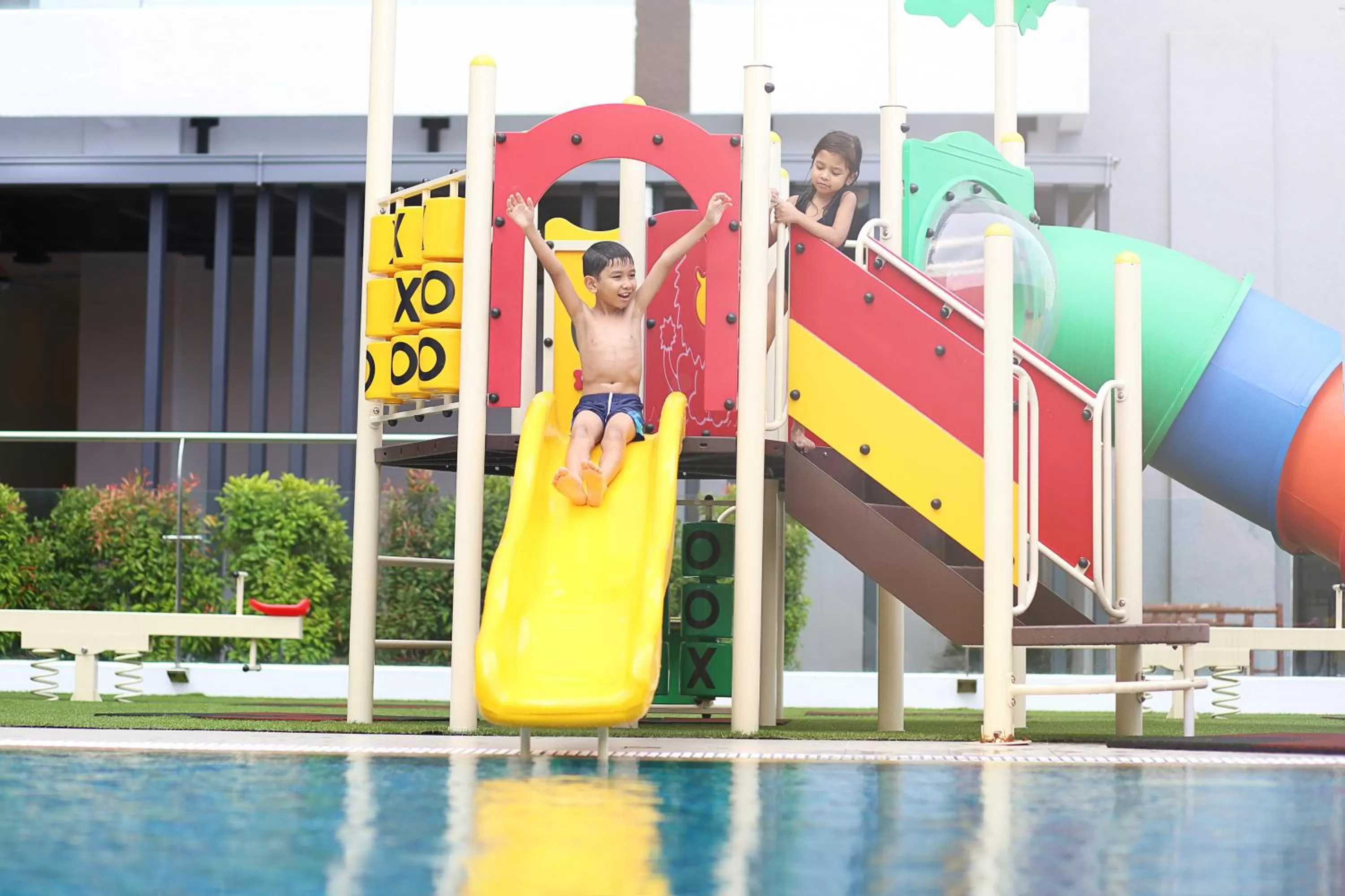 Swimming pool in Noble Resort Hotel Melaka 马六甲诺铂度假酒店