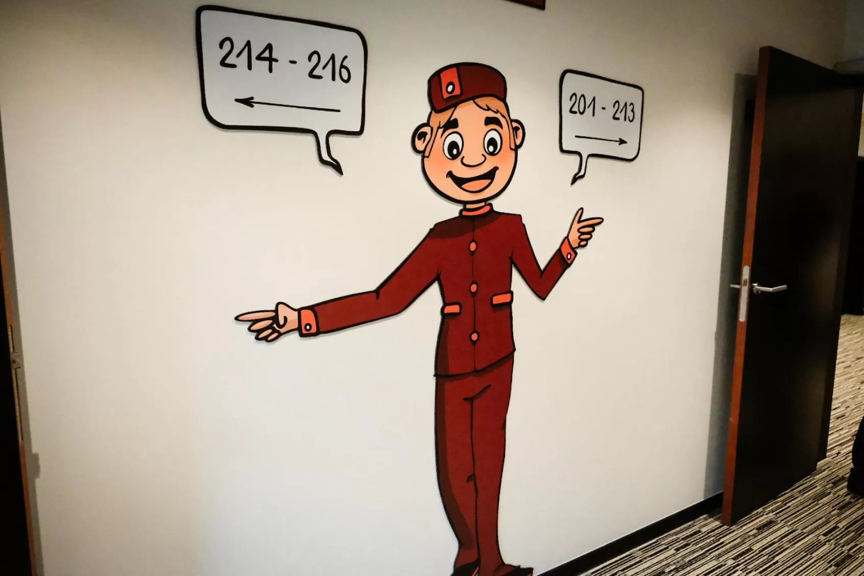 Decorative detail in ibis Styles Liege Guillemins