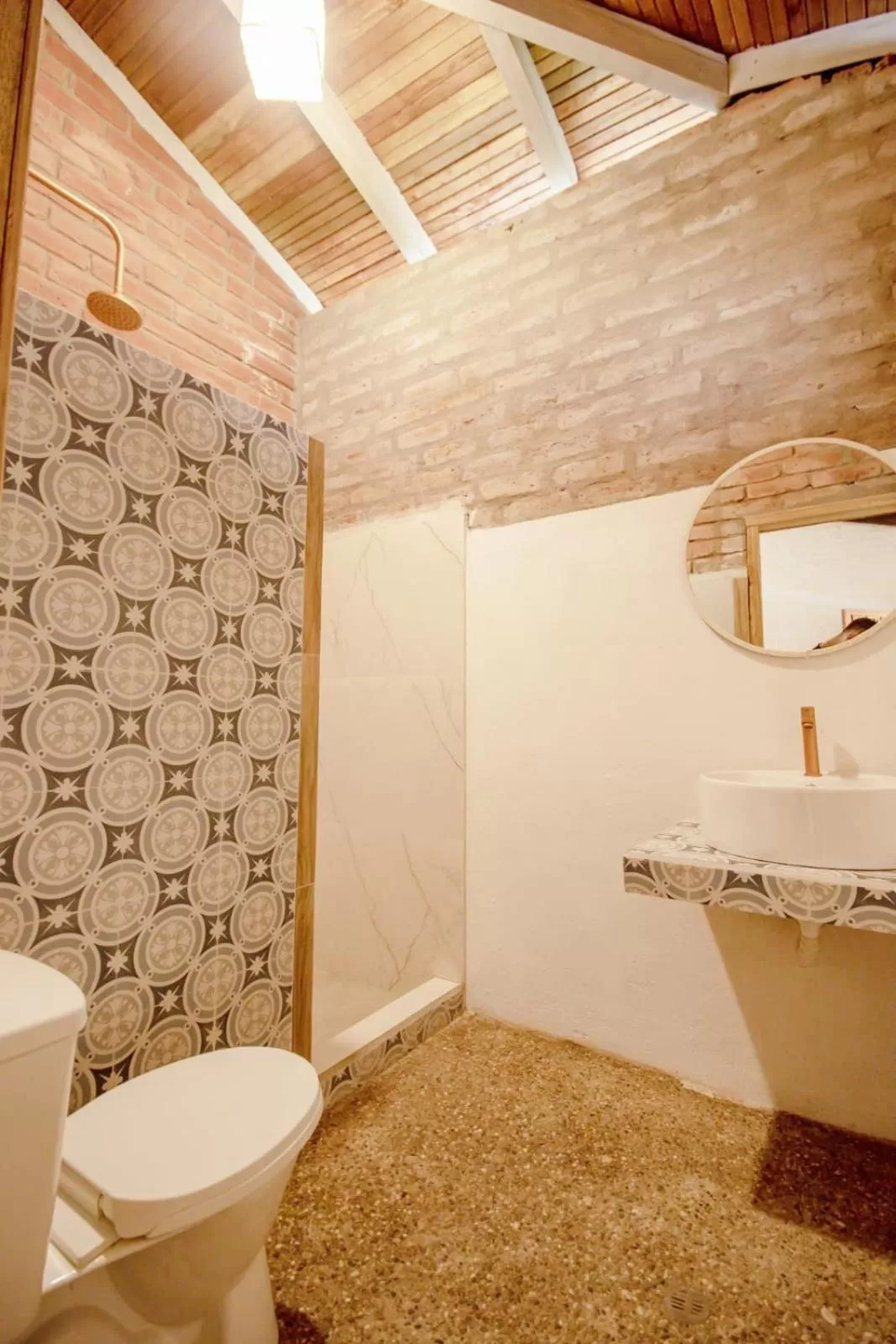 Double Room with Two Double Beds in Rústic Hotel Quinta La Aurora