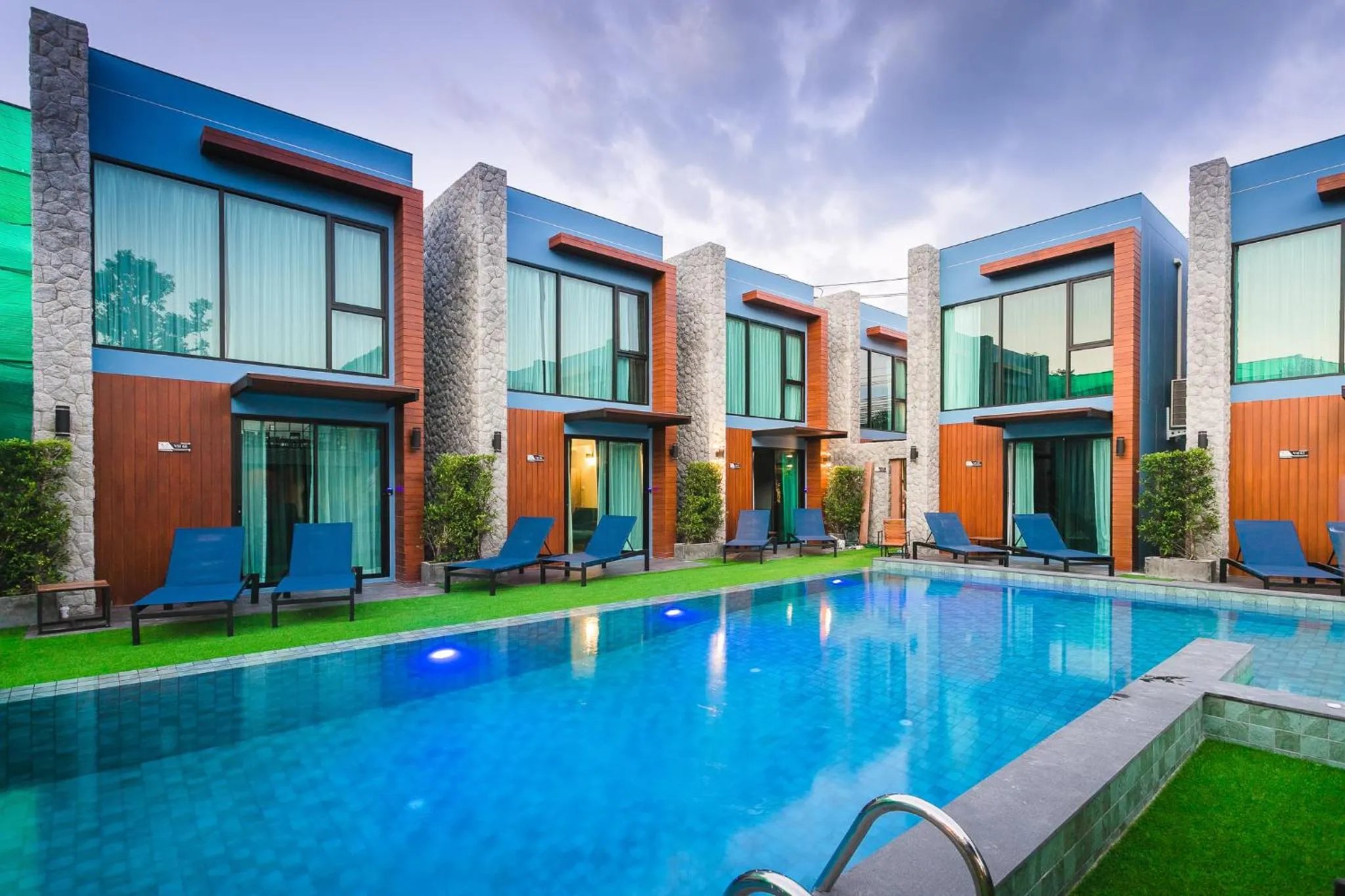 Property building in Peace Blue Naiharn Naturist Resort Phuket SHA Extra Plus