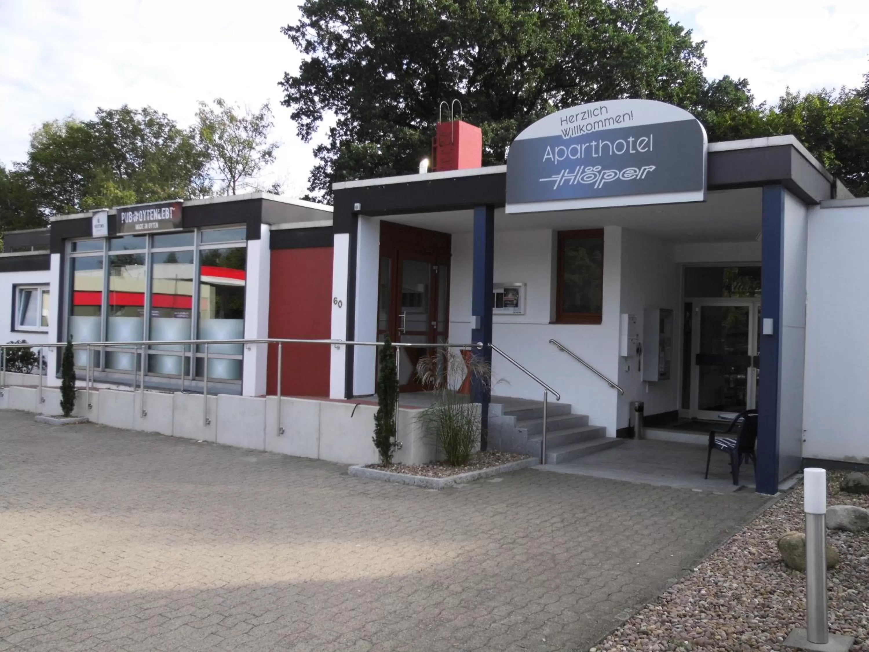 Facade/Entrance in Aparthotel Höper