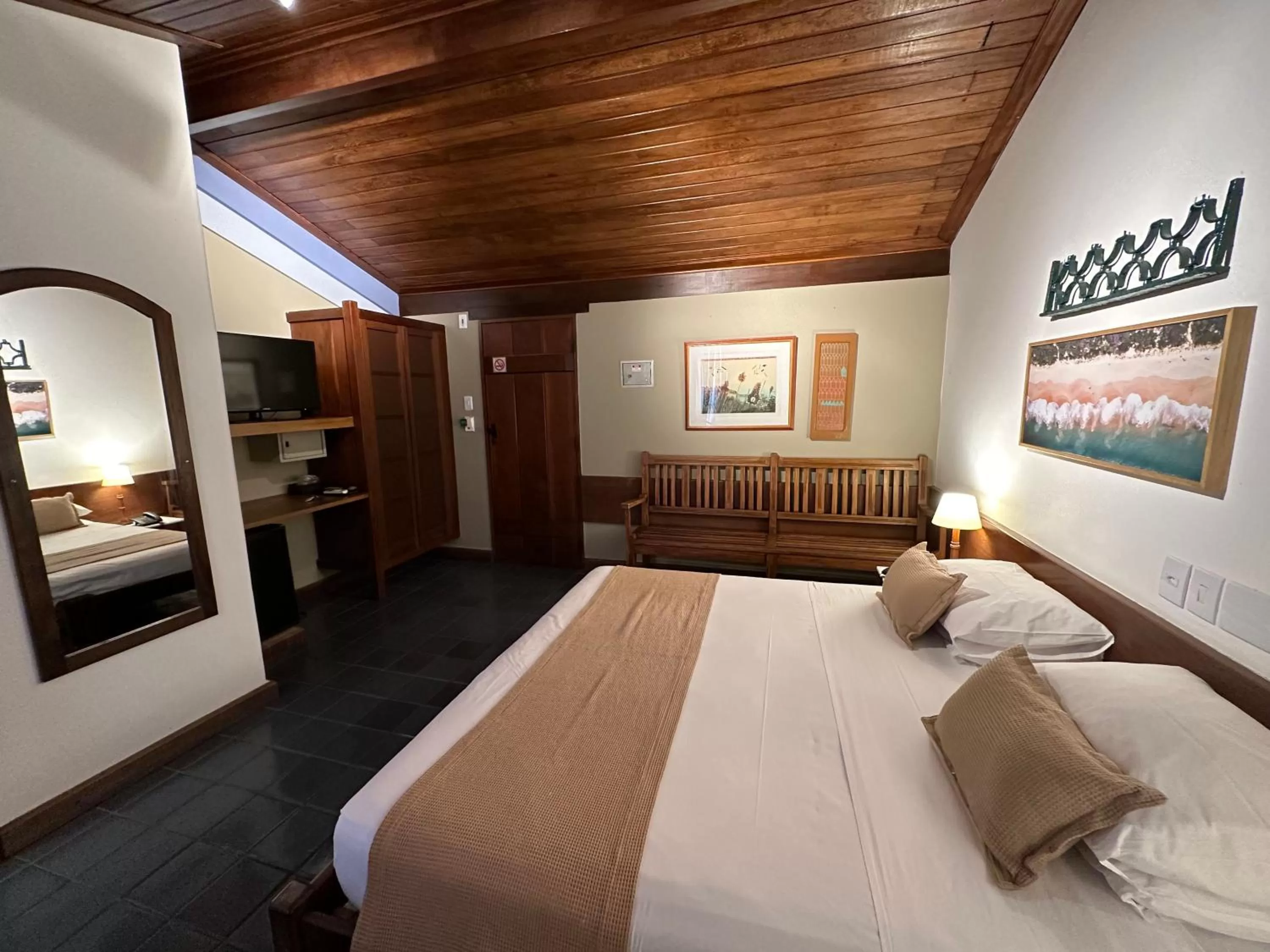 Bed in Hotel Catharina Paraguaçu